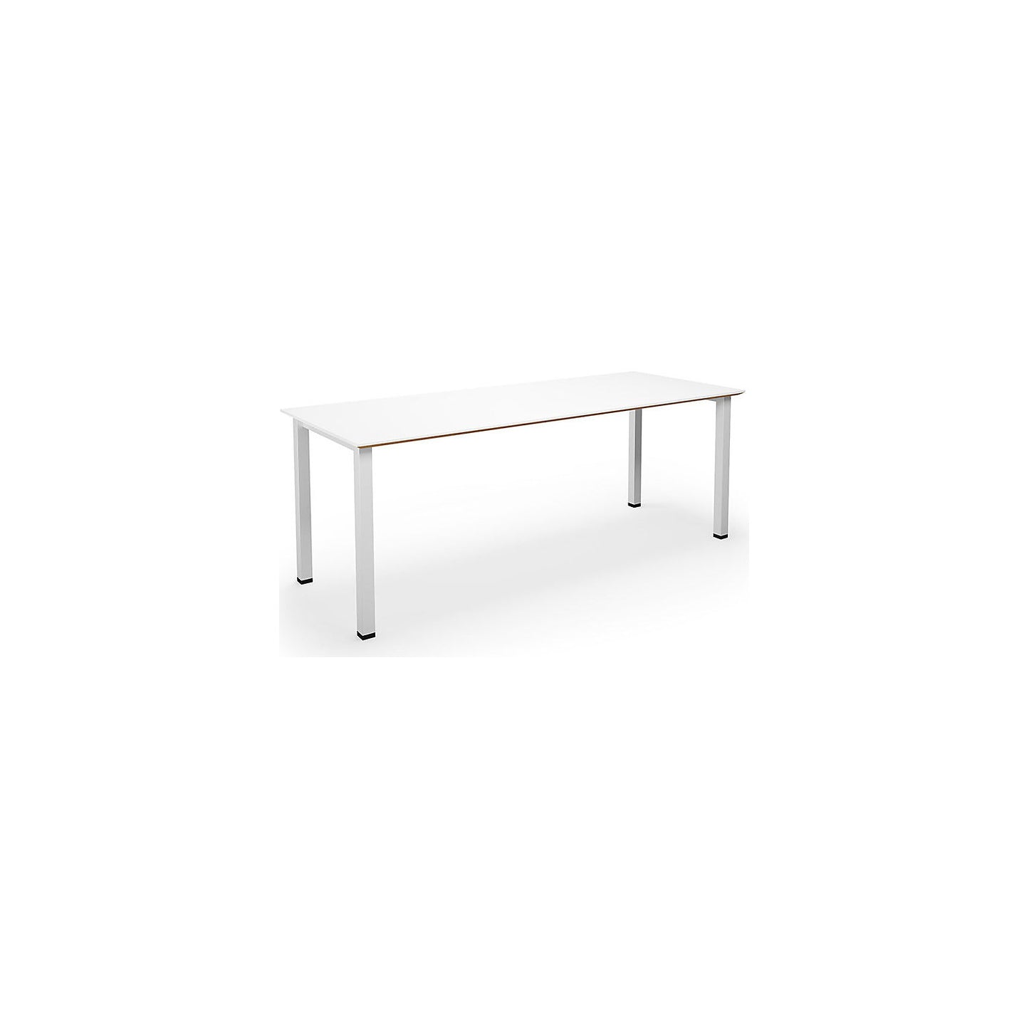 DUO-U Trend multi-purpose desk, straight tabletop, depth 800 mm, width 1800 mm, white, white.