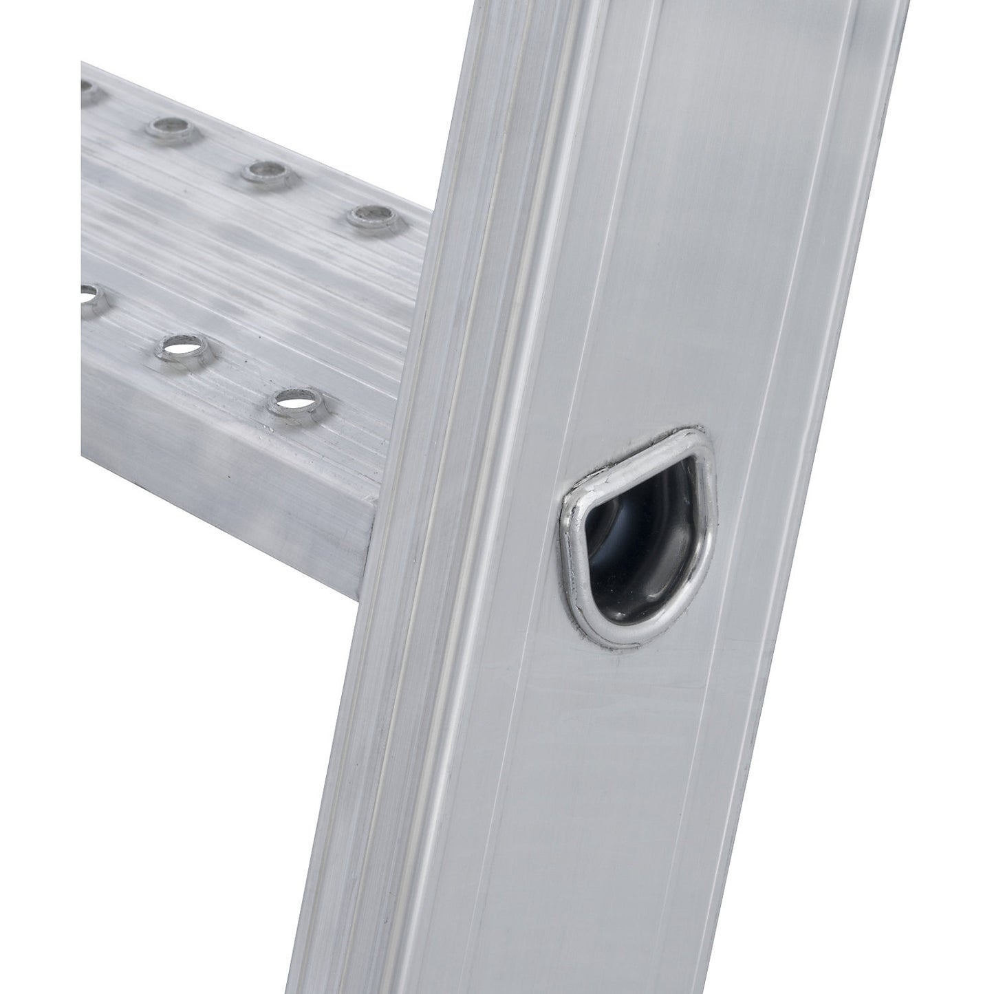 Aluminium stepladder, with R13 anti-slip properties, double sided access, 2x10 steps.