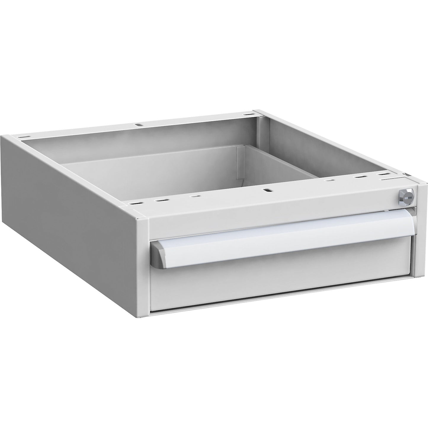 Suspended drawer unit, electrically conductive (ESD), 1 drawer height 100 mm.