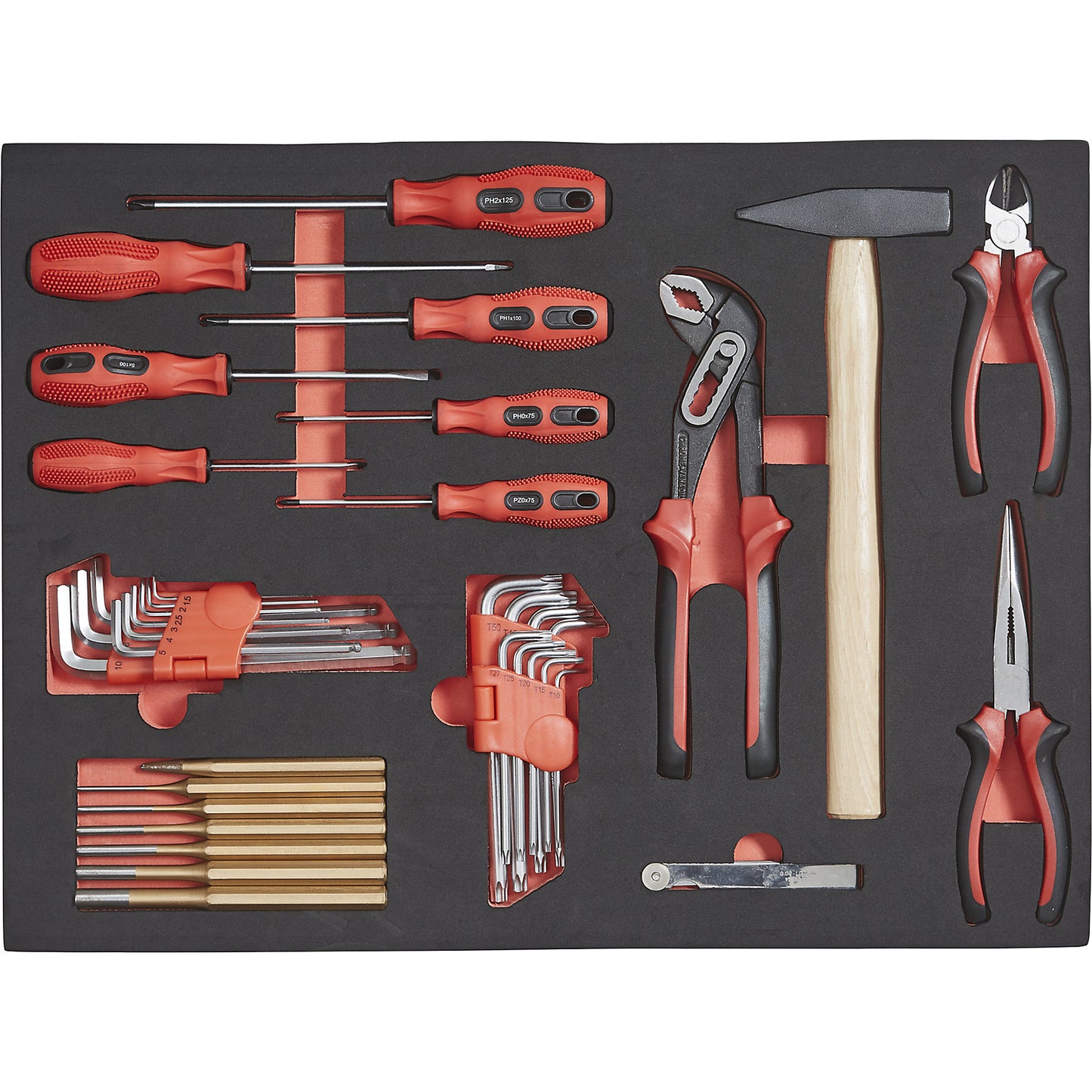 Deal: tool trolley incl. free tool set, HxWxD 930 x 630 x 410 mm, gentian blue RAL 5010.