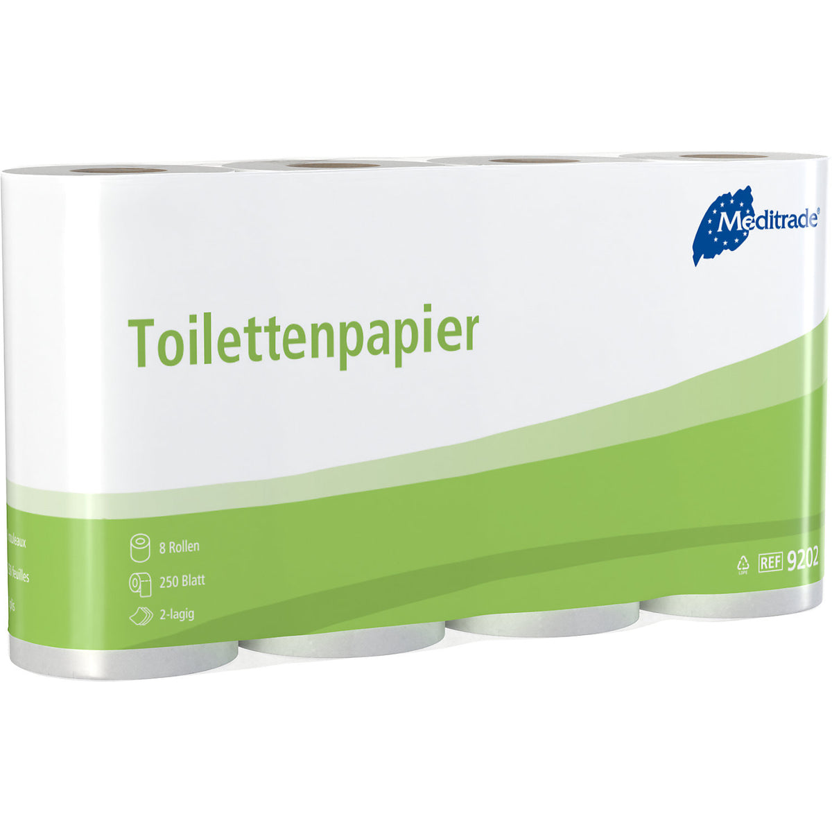 Toilet paper, 2-ply, pallet with pack of 1920 items.