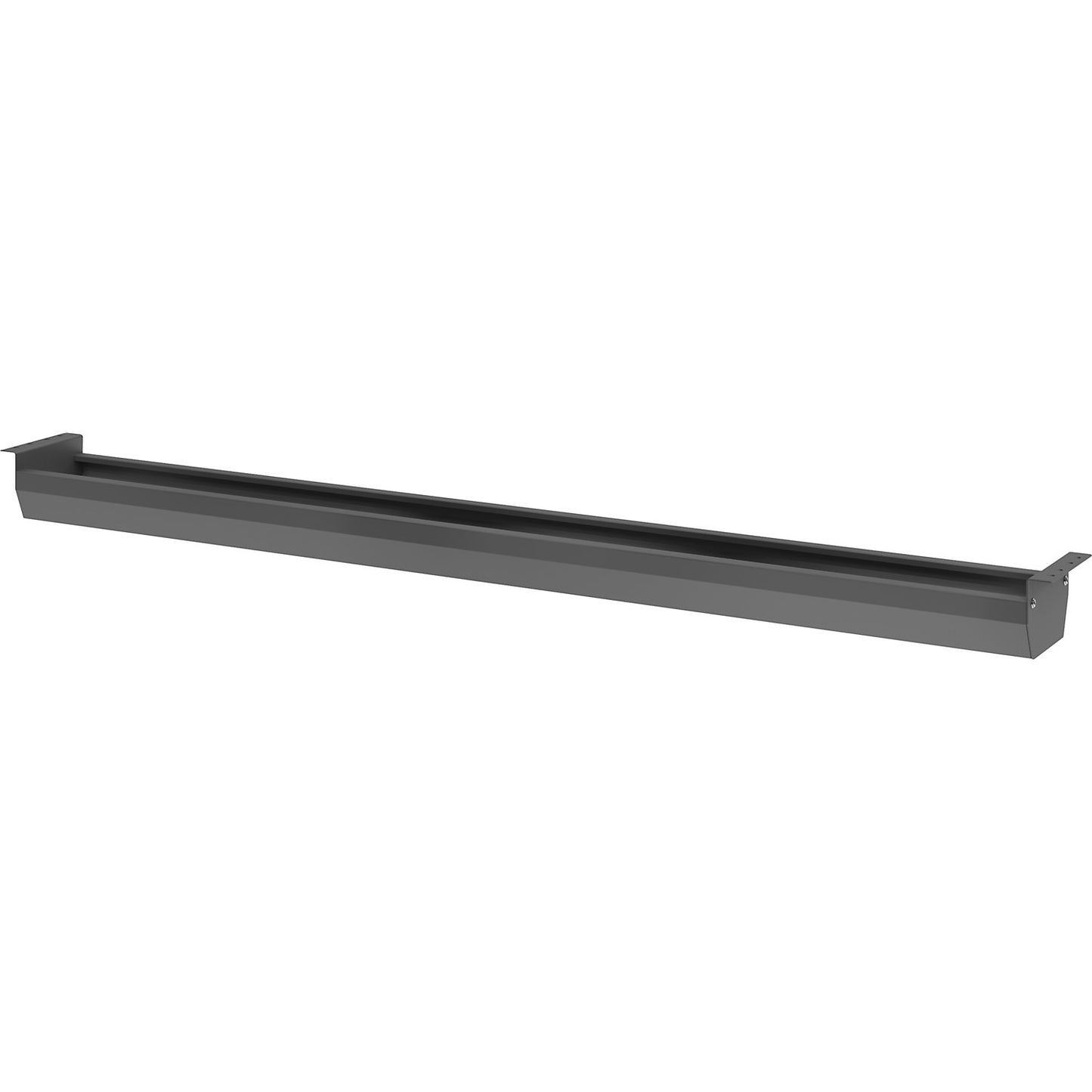 Folding cable tray, HxWxD 93 x 1462 x 101 mm, graphite.