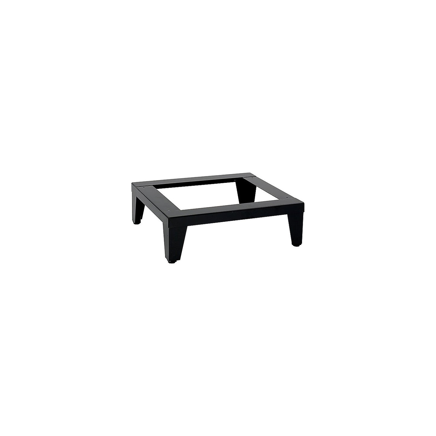 Flat base frame for Fydor locker series, black, width 600 mm.