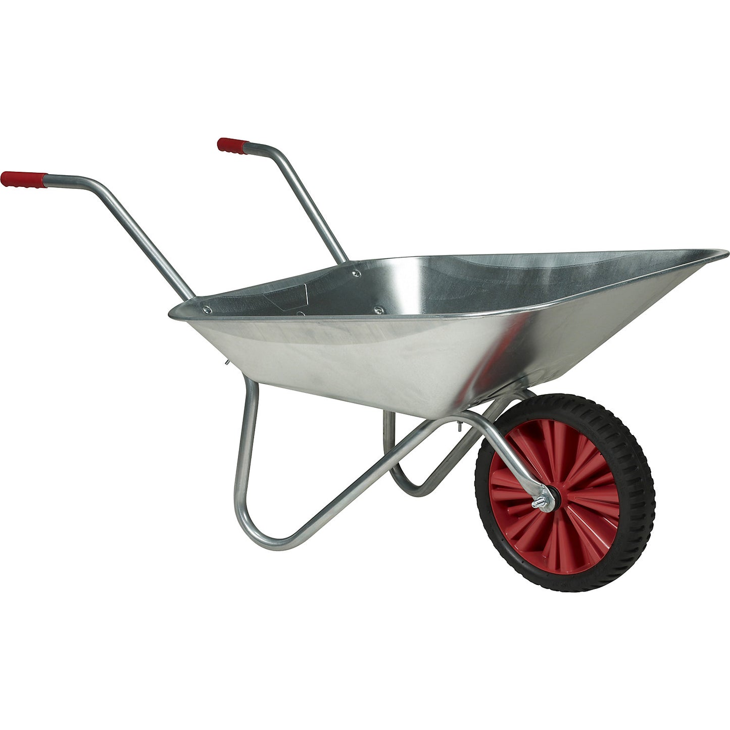 BD light wheelbarrow, 80 l, LxW 1240 x 645 mm, FLEX tyre.
