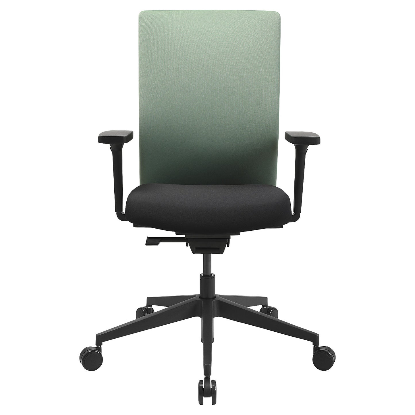AirWork G office swivel chair, synchronised mechanism with sliding seat, mint green.