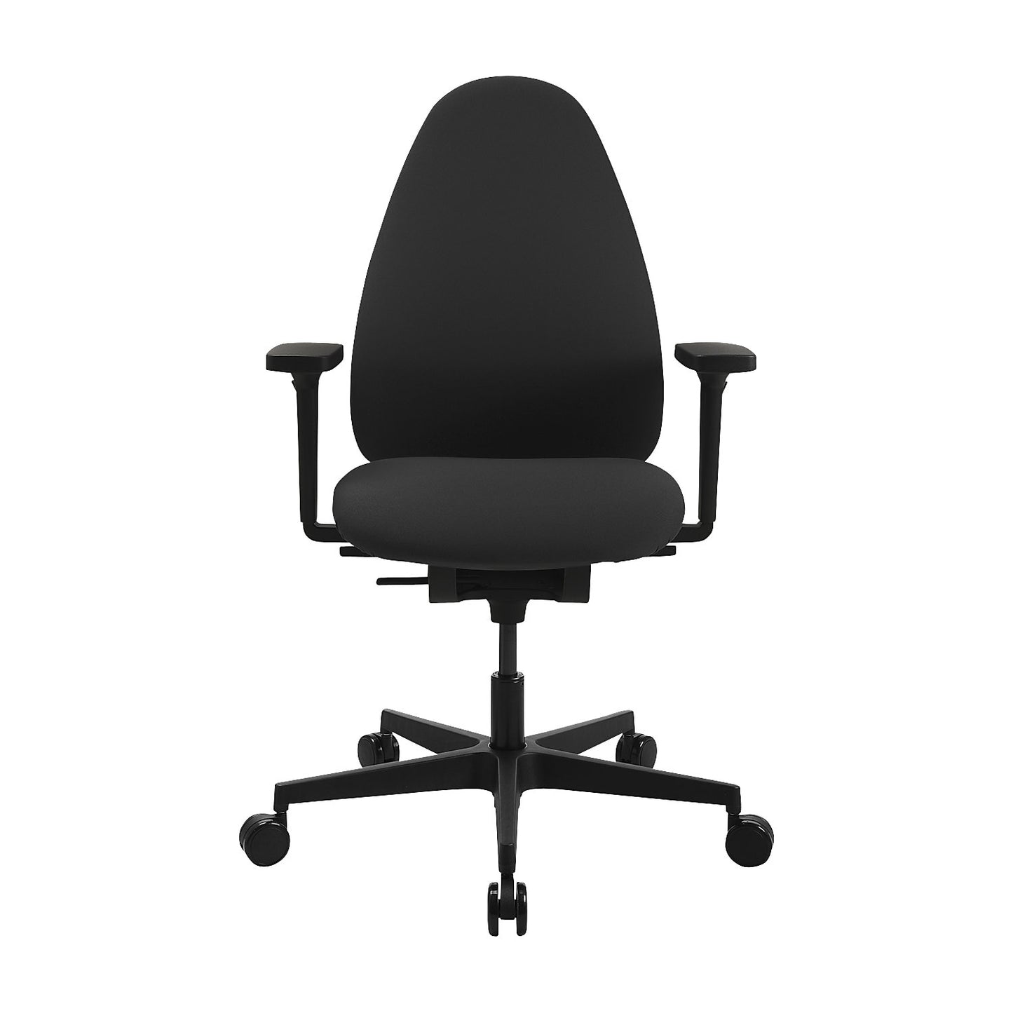 SOFT SITNESS Art G office swivel chair, synchronous mechanism, with arm rests, black.