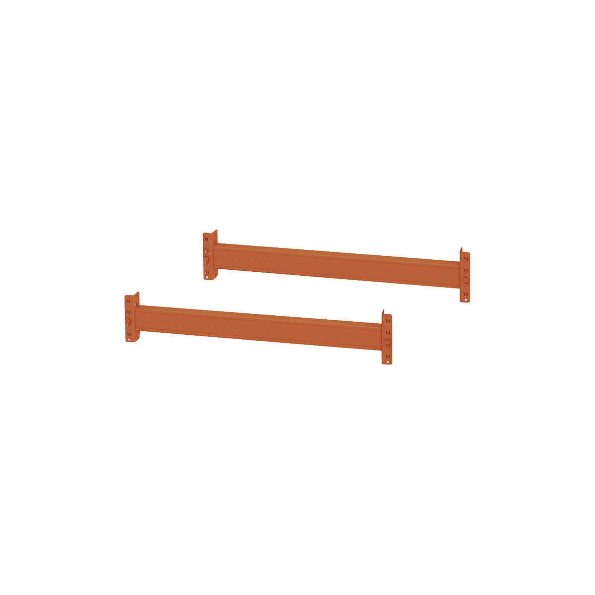 Beams, for wide span shelving unit, 1 pair, LxD 1350 x 50 mm, max. shelf load 1500 kg.