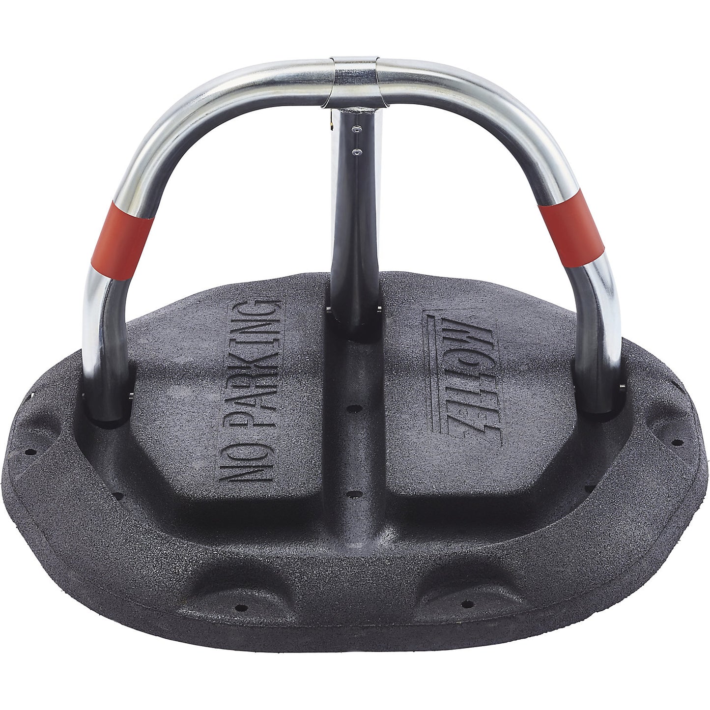 Car park barrier on base, with cylinder lock, WxH 680 x 400 mm.