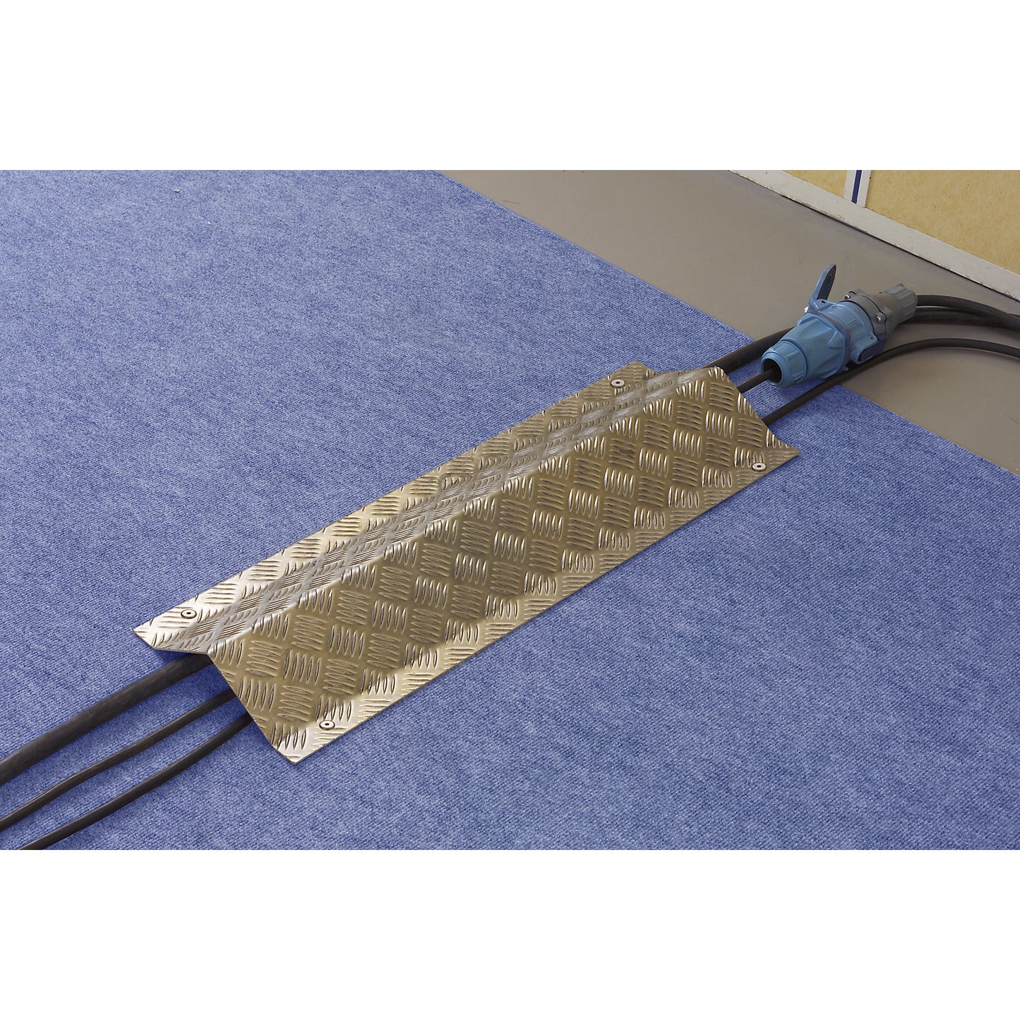 Aluminium cable duct, LxWxH 800 x 280 x 60 mm, silver.