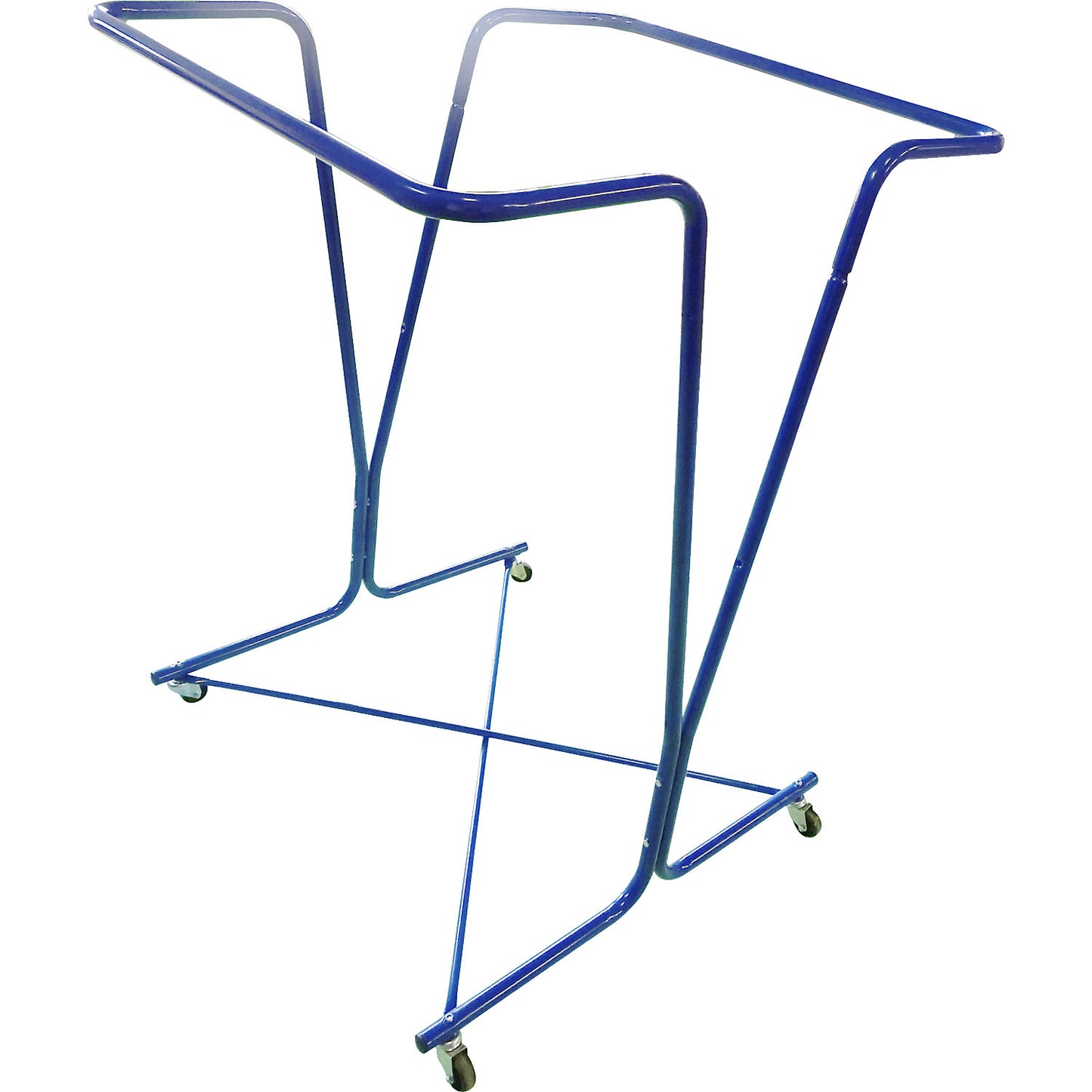 Waste sack holder with castors, capacity up to 600 l, blue.