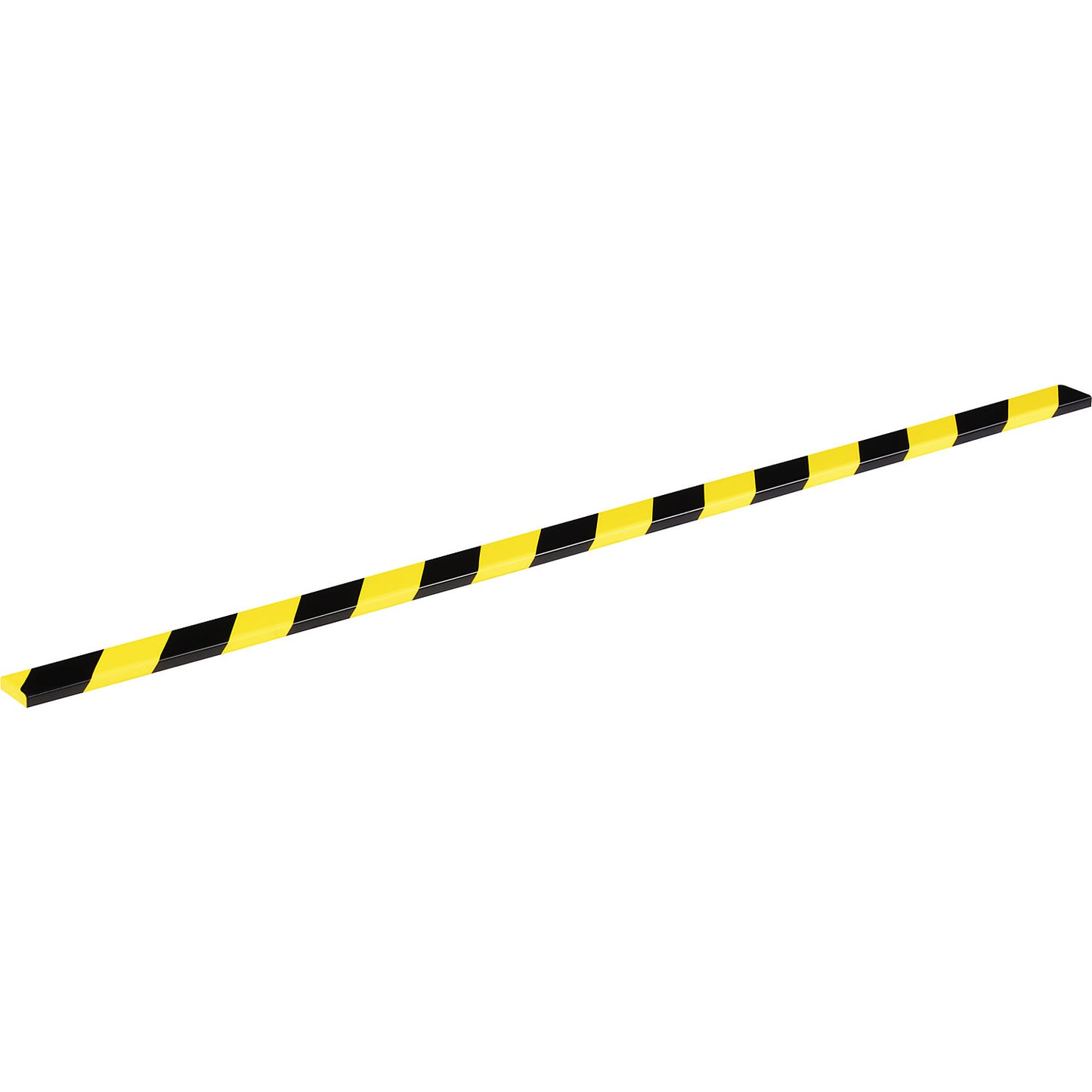 Surface protection profile, type S10, 1 m profile, WxH 40 x 10 mm, yellow/black.