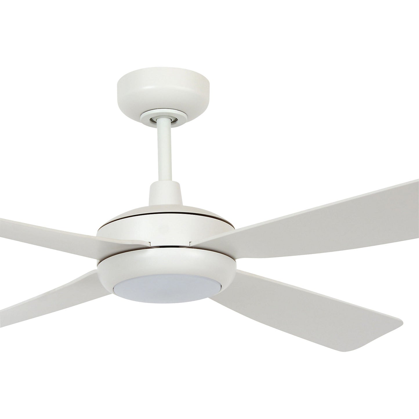 Lucci air Slipstream ceiling fan, incl. remote control and GX53 bulb, white.