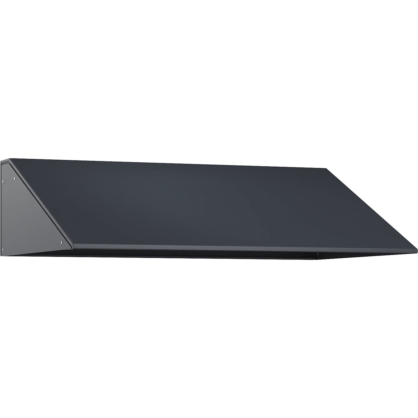 Sloping roof attachment, HxD 230 x 500 mm, steel, W 2 x 400 mm, charcoal.