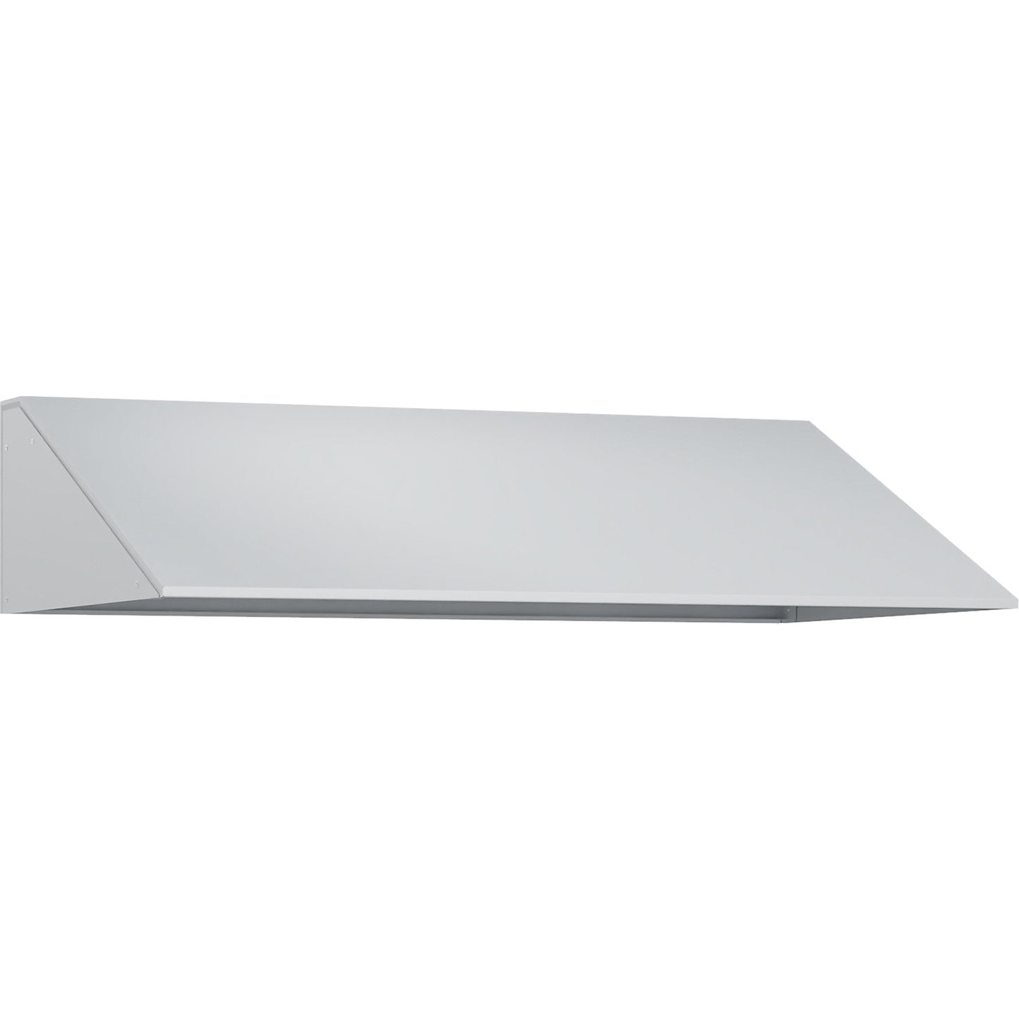 Sloping roof attachment, HxD 230 x 500 mm, steel, W 3 x 300 mm, light grey.