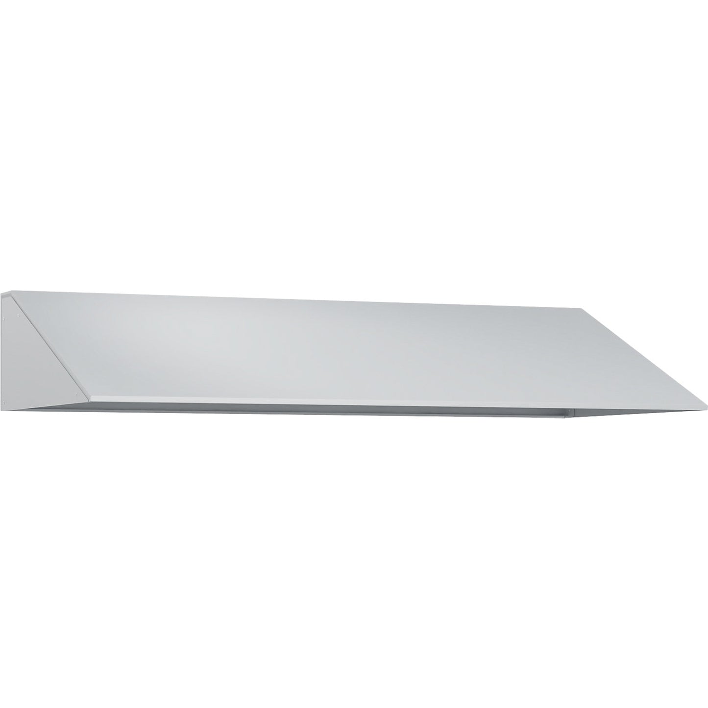 Sloping roof attachment, HxD 230 x 500 mm, steel, W 4 x 300 mm, light grey.