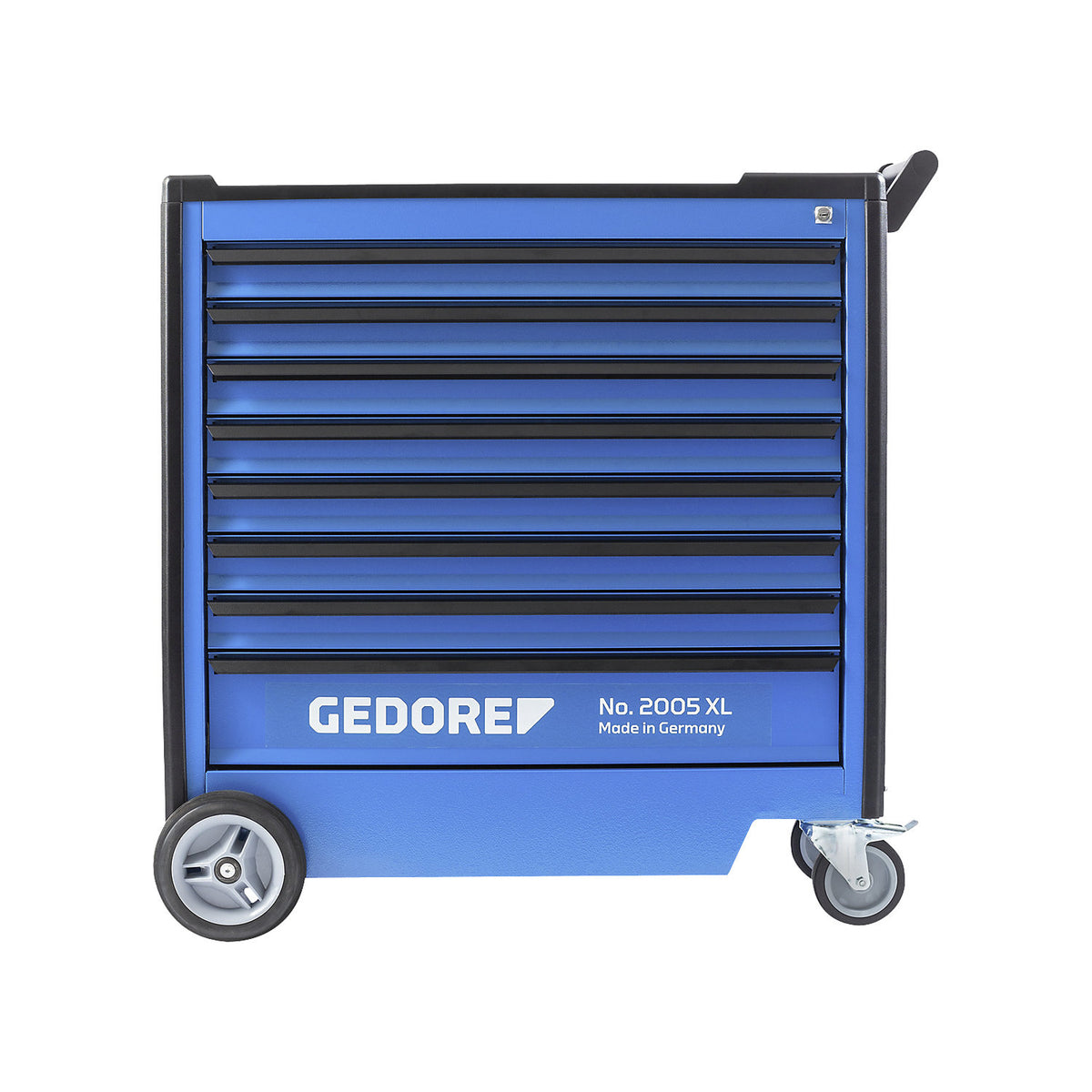 Tool trolley 2005, 8 drawers, with 466 piece automotive tool kit, HxWxD 1020 x 1021 x 605 mm.