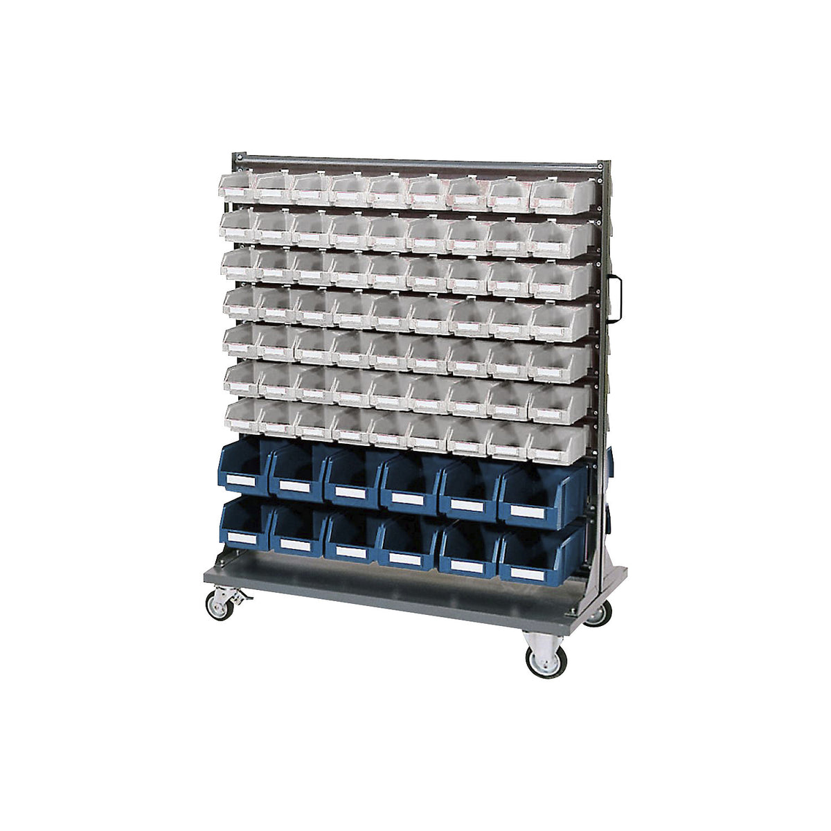 ECO trolley with pick bins, with open fronted storage bins, HxD 1265 x 550 mm.