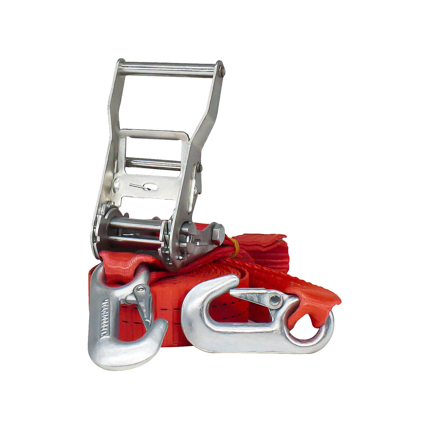 Cargo restraint strap, with snap hook, max. tensioning force 2000 kg, pack of 2, length 6000 mm.