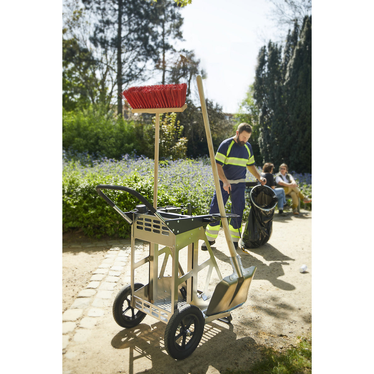 Easy City Performa Edition cleaning trolley, incl. tools, LxWxH 900 x 710 x 1020 mm.