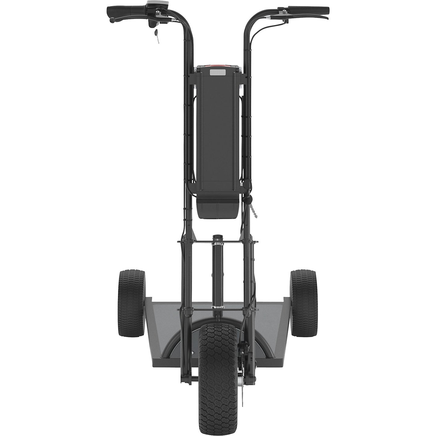 PRO electric transport dolly, 350 W, 3 wheels, black.