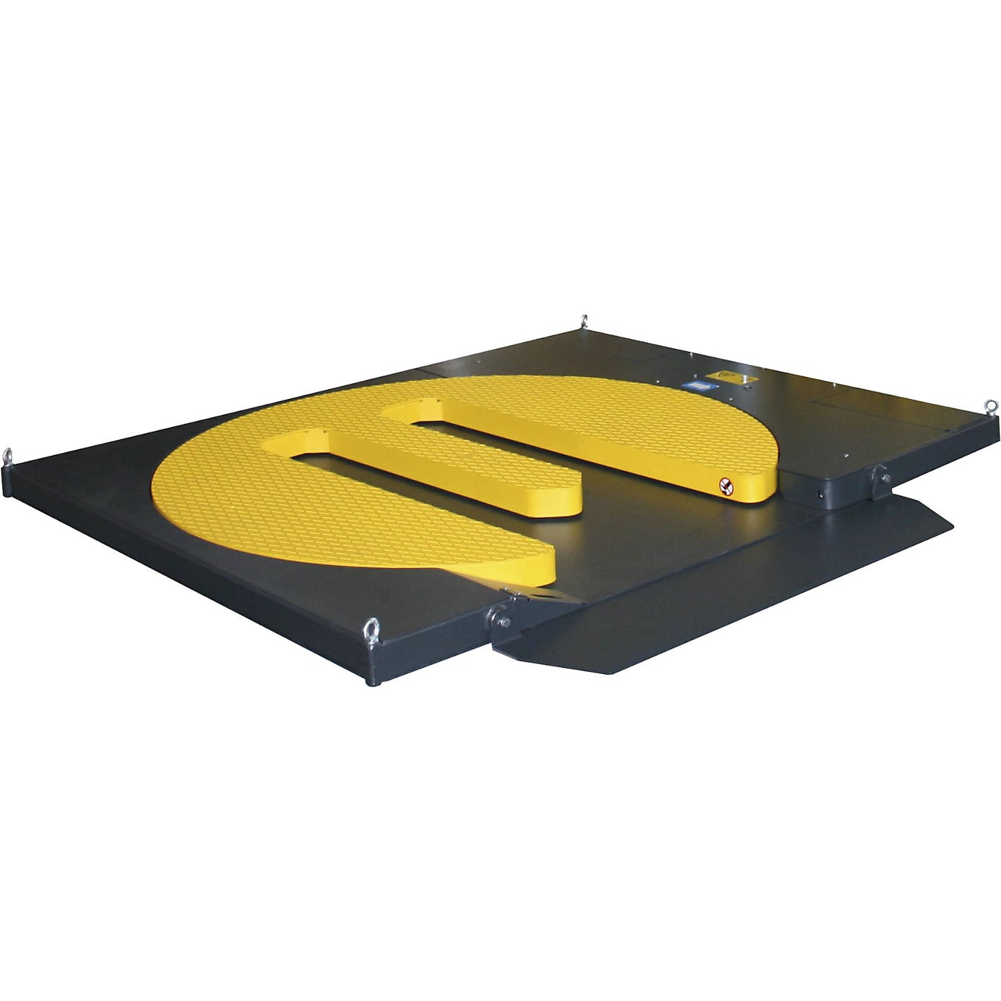 OneWrap pallet wrapper, with open turntable, pallet height 2100 mm, turntable Ø 1500 mm, electromagnetic brake.