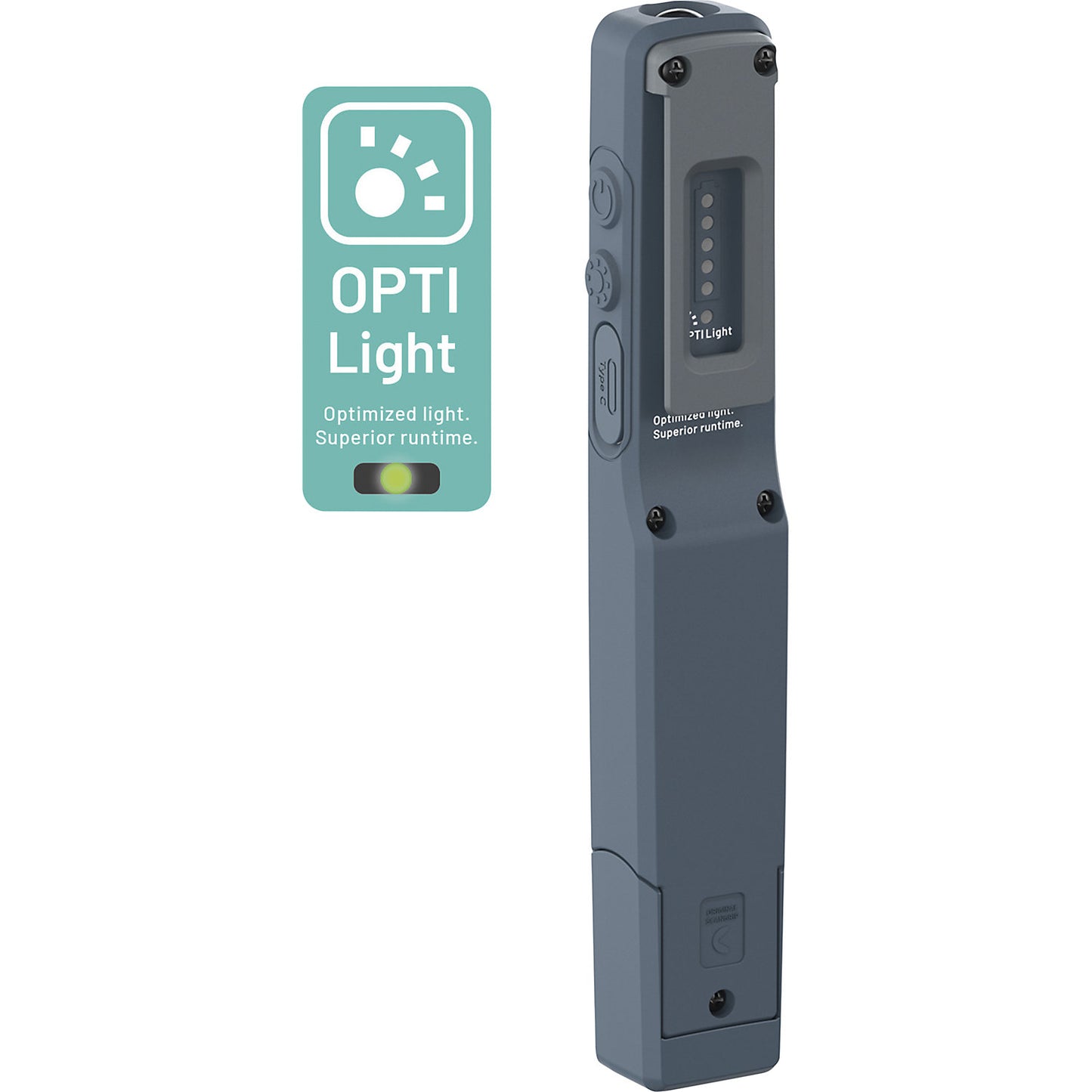 UNIPEN forLIFE LED hand lamp, ultra thin, with spotlight at the top, 150 lumens.