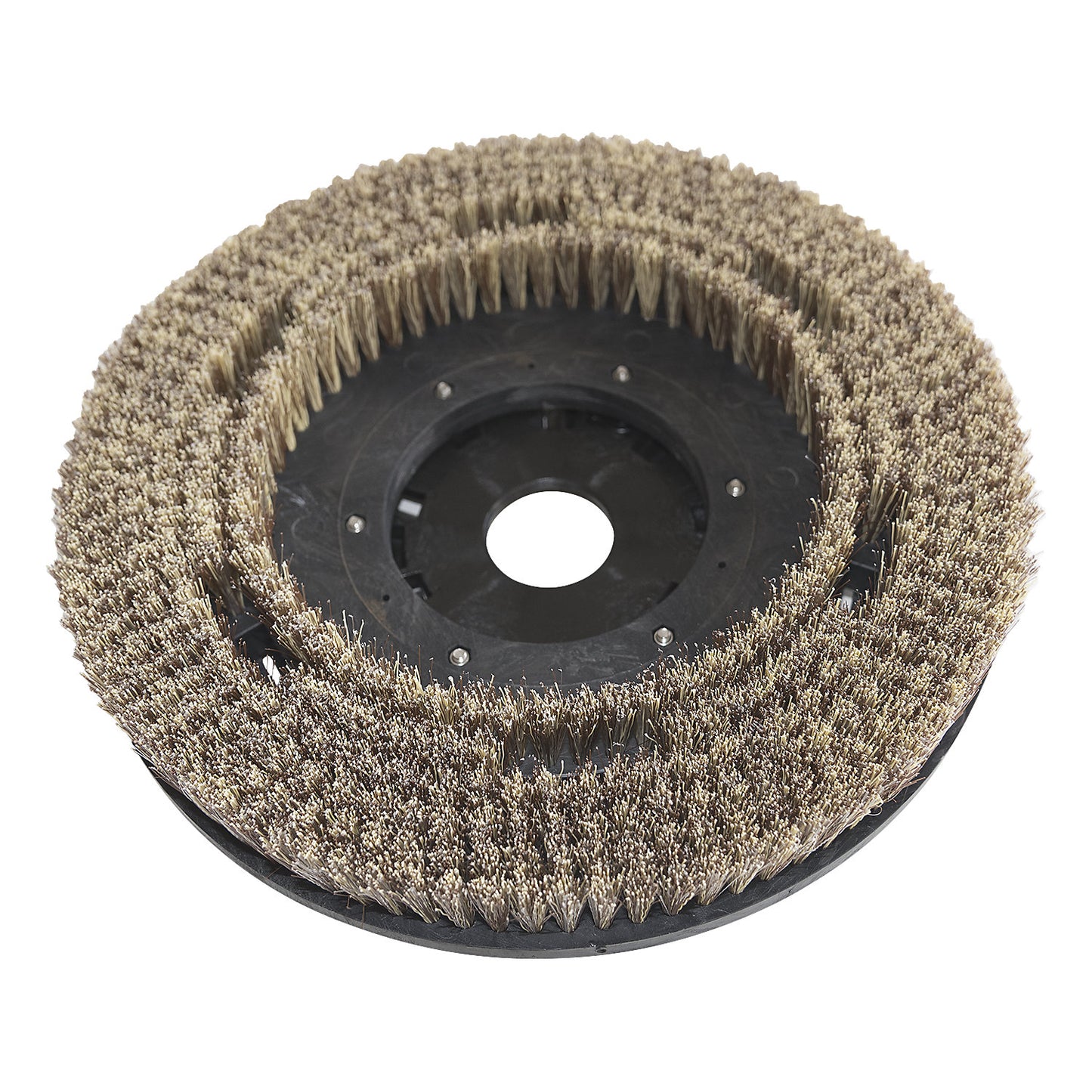 Scrubbing brush, horsehair, length 432 mm.
