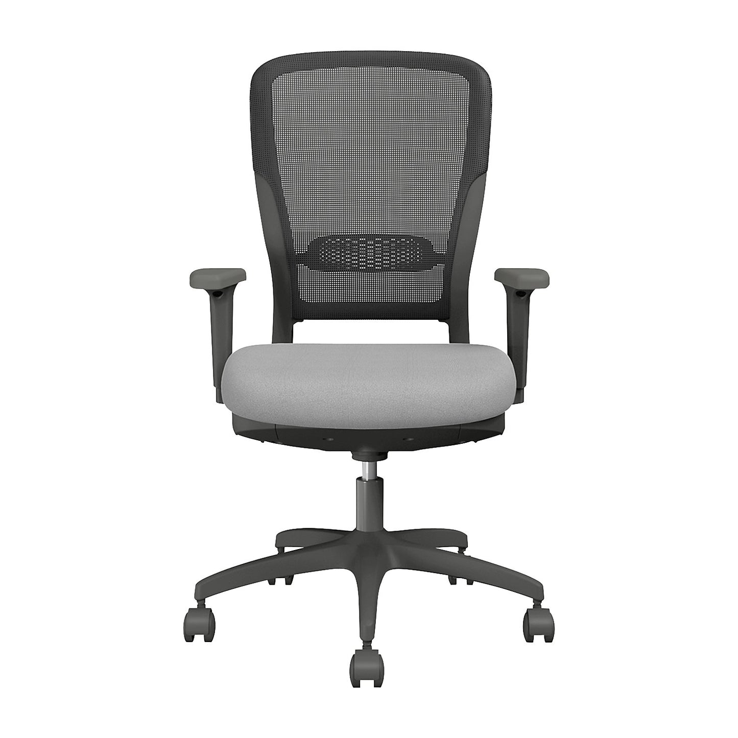 MOTION office chair, mesh backrest, dark grey, grey.