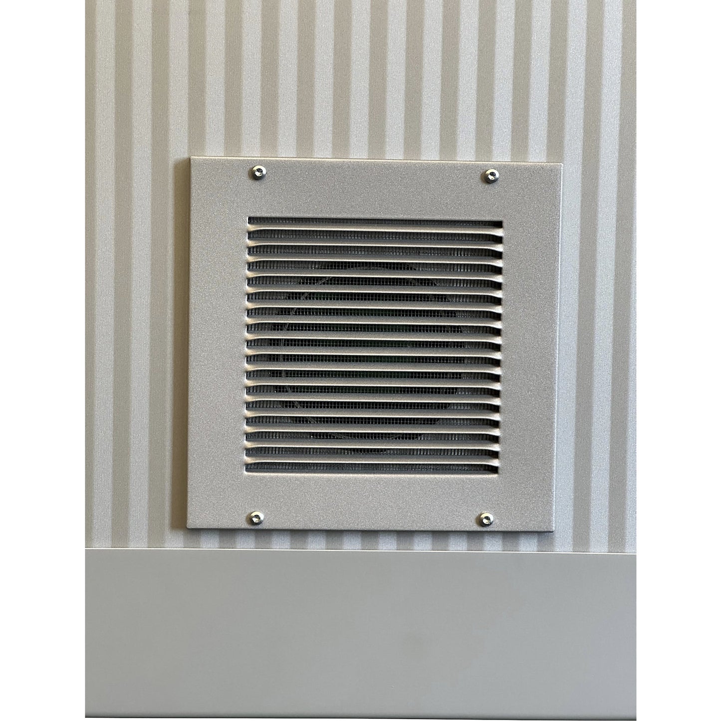 Electric wall ventilator, for CoWoCube® 1 - 3, HxWxD 40 x 140 x 140 mm.