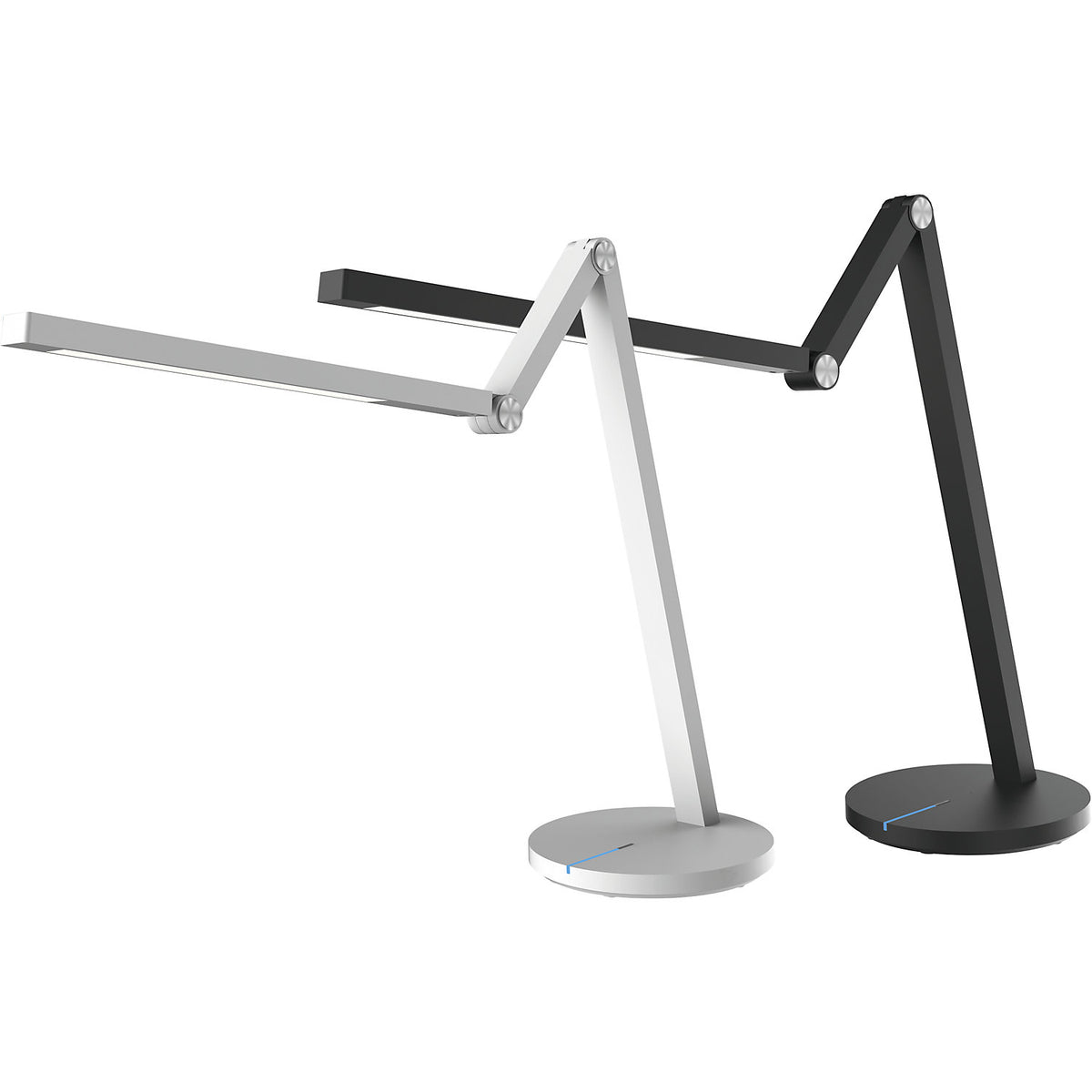Cascade LED desk lamp, dimmable, white, 450 lm.
