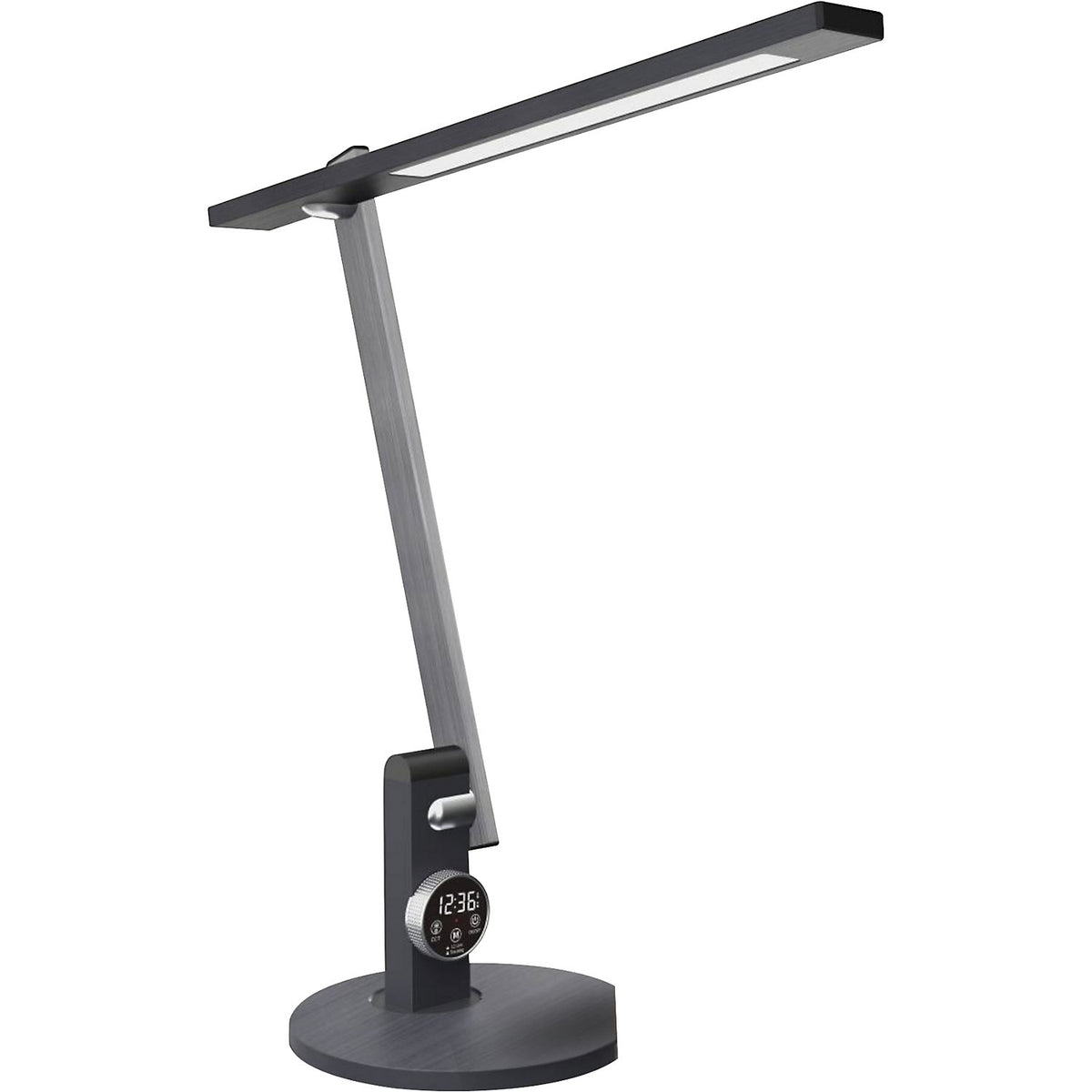 Beam LED desk lamp, dimmable, dark grey, 560 lm.