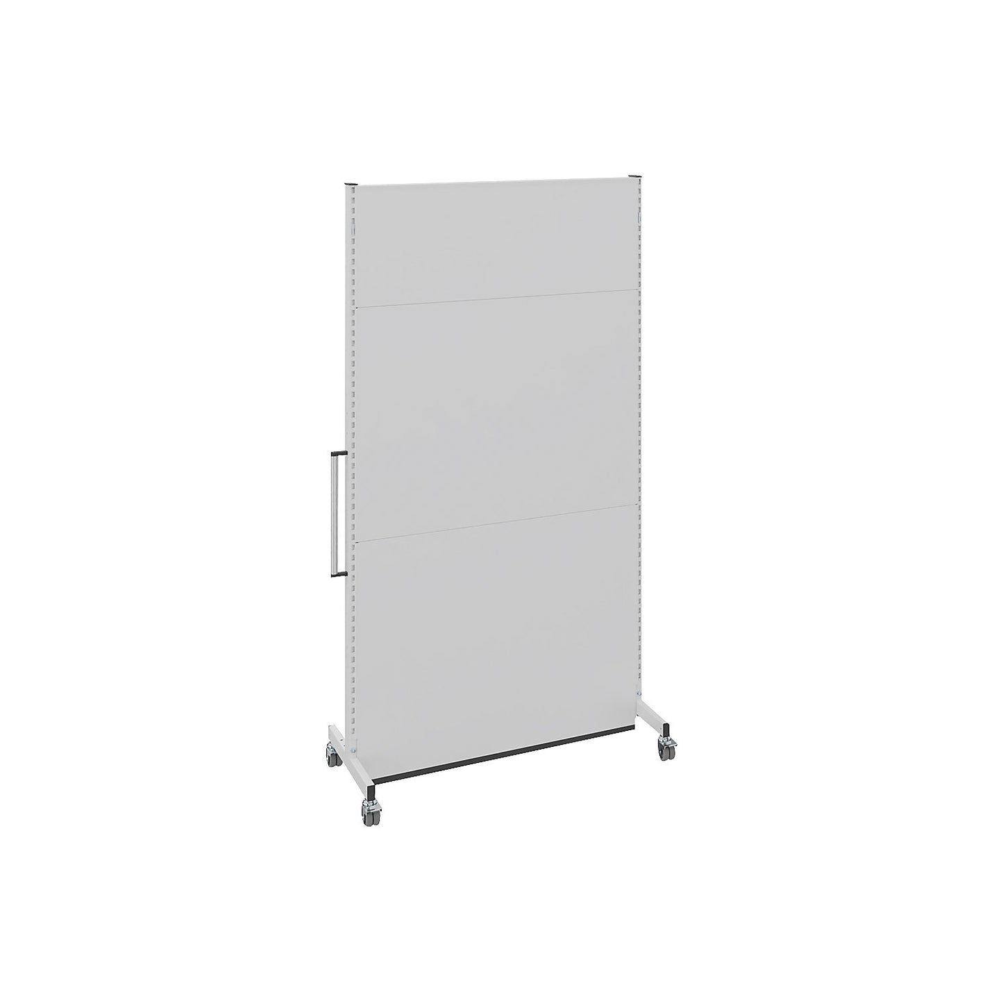 Mobile acoustic divider, for industry and office, LxWxH 1250 x 740 x 2521 mm.