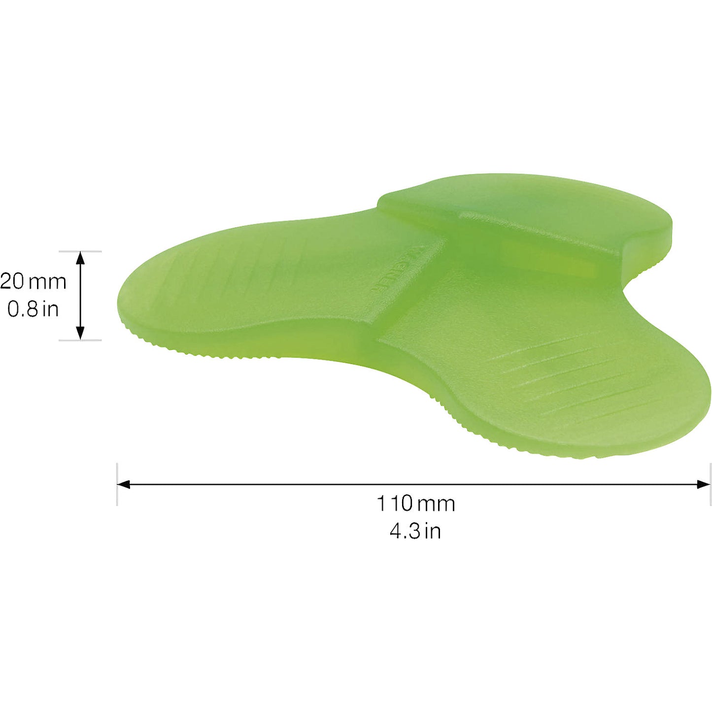 3STOP door wedge, Ø 108.5 mm, pack of 4, 20 mm, green.