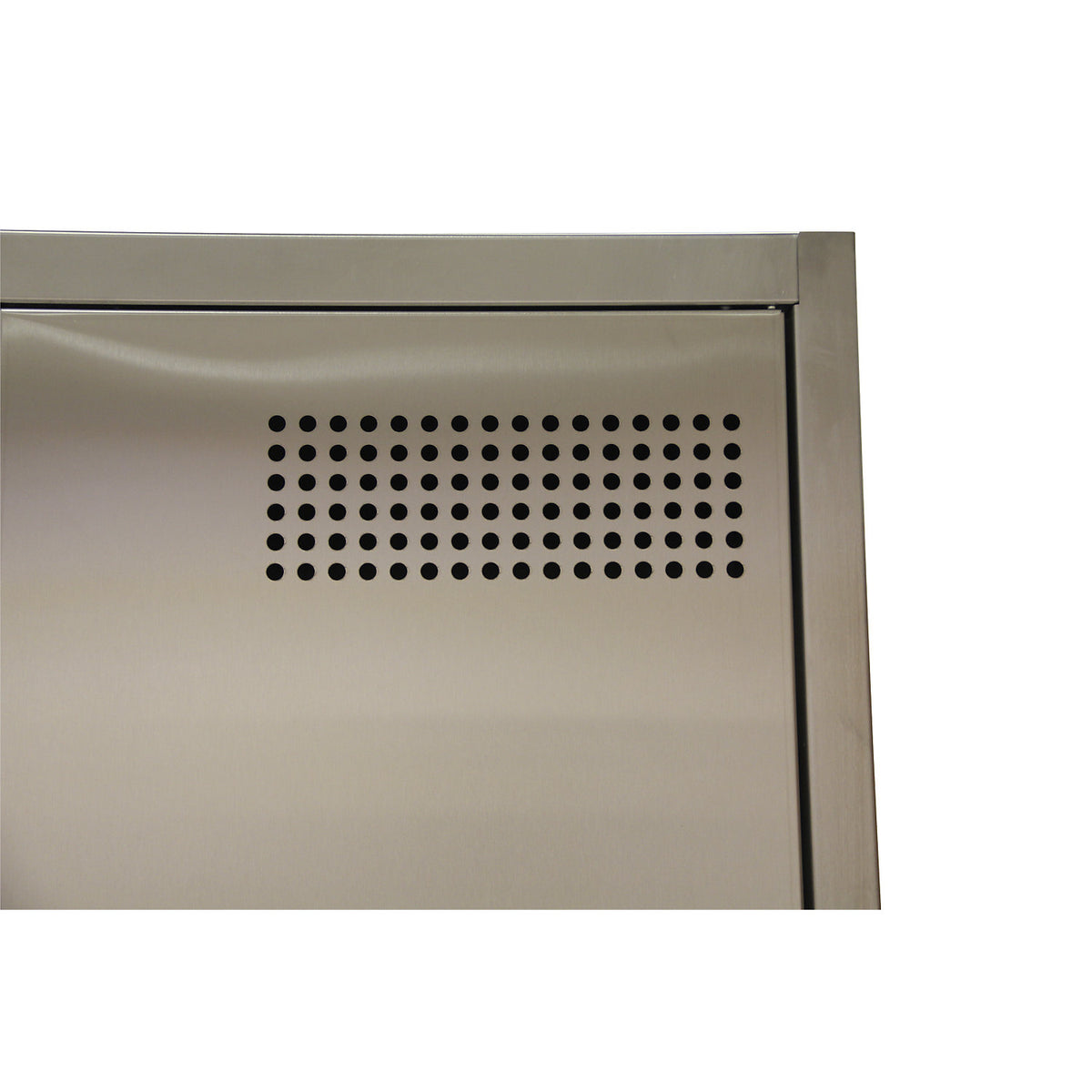 Environmental cupboard, empty housing, made of stainless steel with 2 doors, HxWxD 1950 x 950 x 420 mm.
