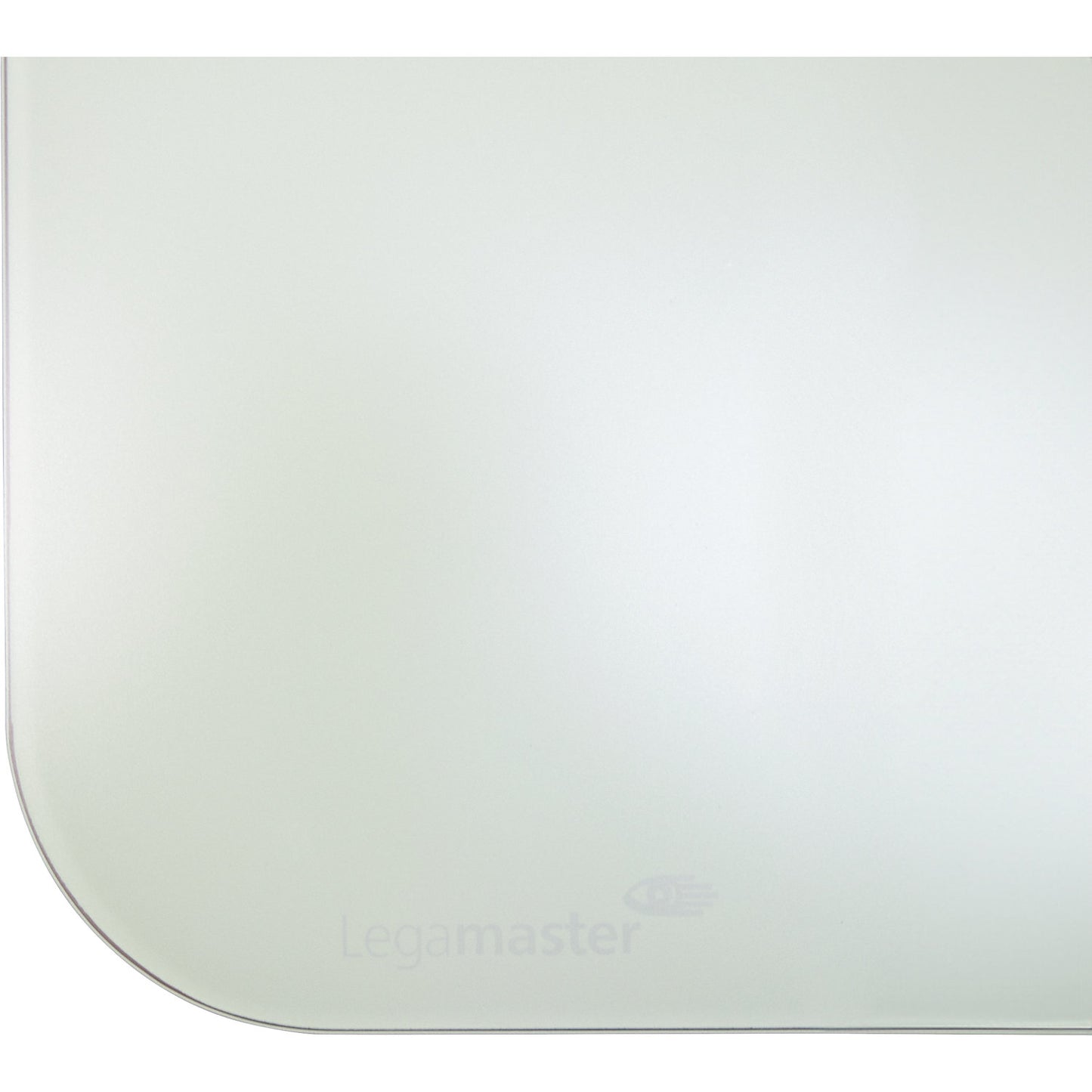Matte glass board, rounded corners, safety glass, WxH 2000 x 1000 mm, sage.