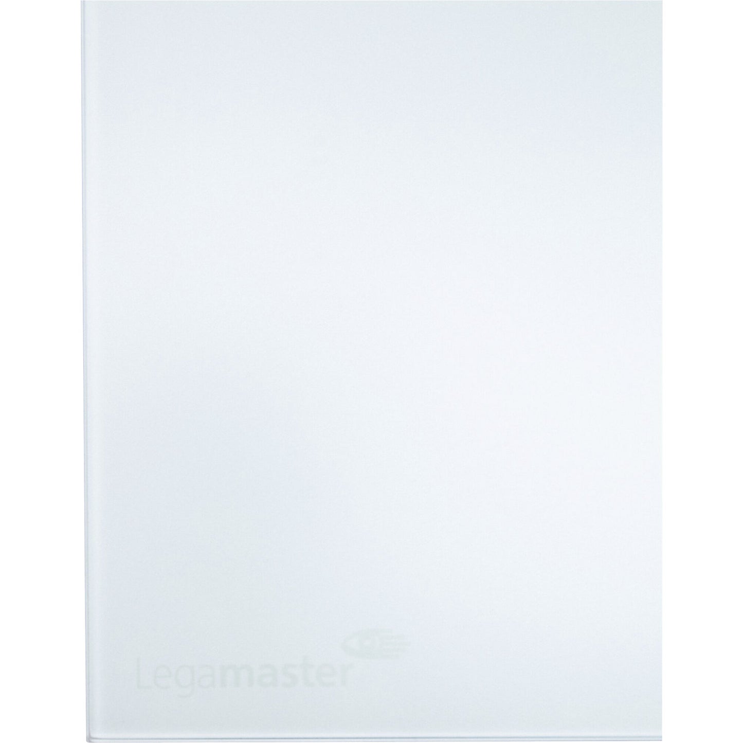 Matte glass board, safety glass, WxH 2000 x 1000 mm, warm grey.