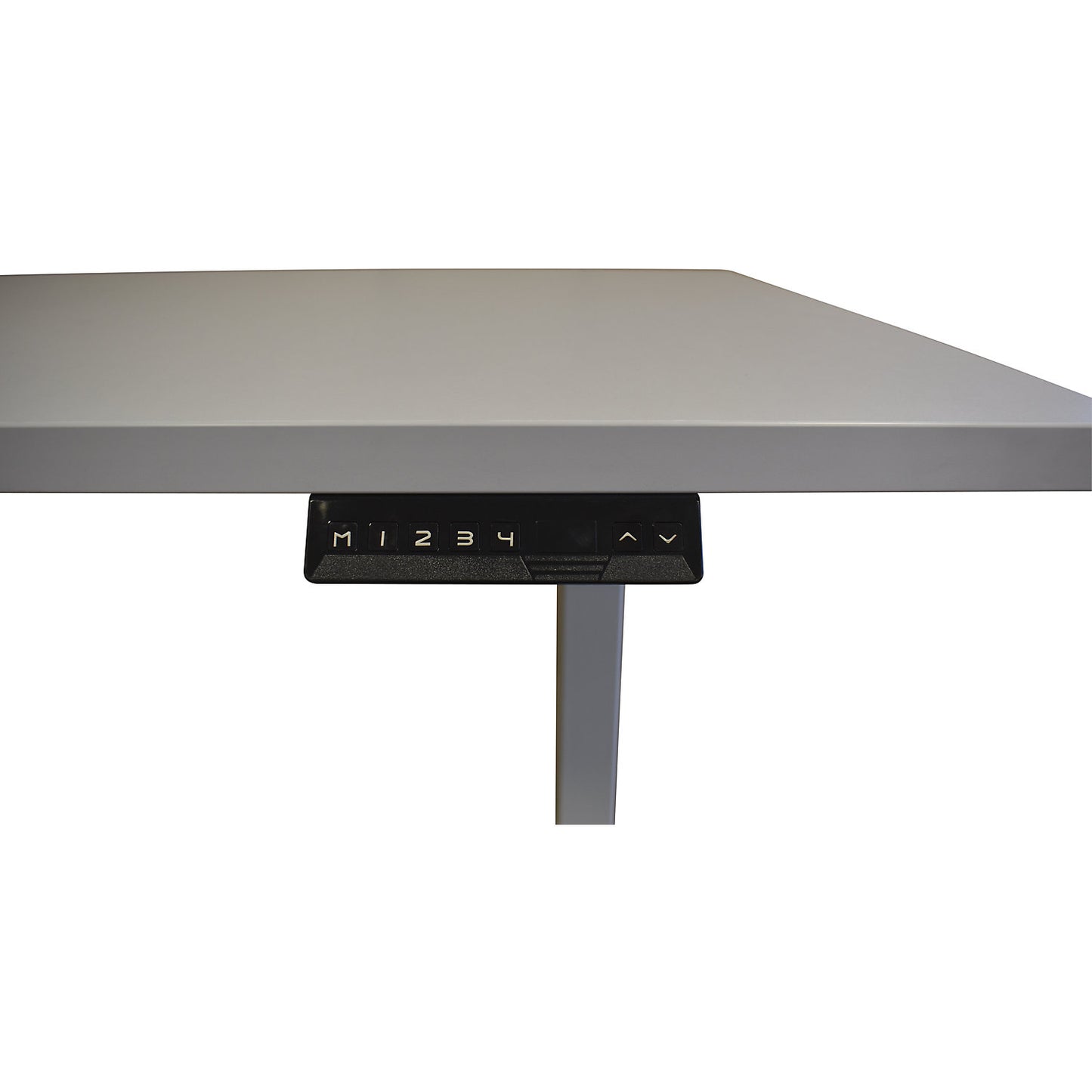 Work table, electrically height adjustable - max. load 300 kg, height 740 - 1195 mm, melamine top, WxD 1500 x 700 mm.