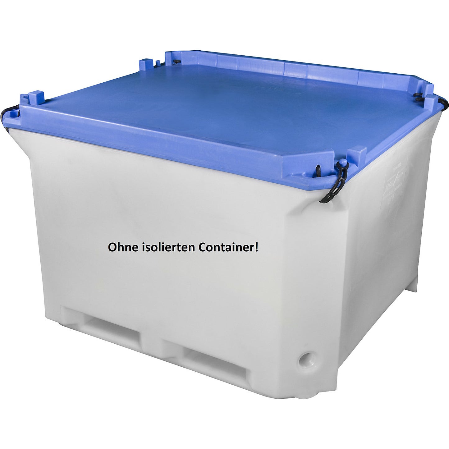 Lid, for insulated containers, LxWxH 1230 x 1030 x 100 mm, blue.