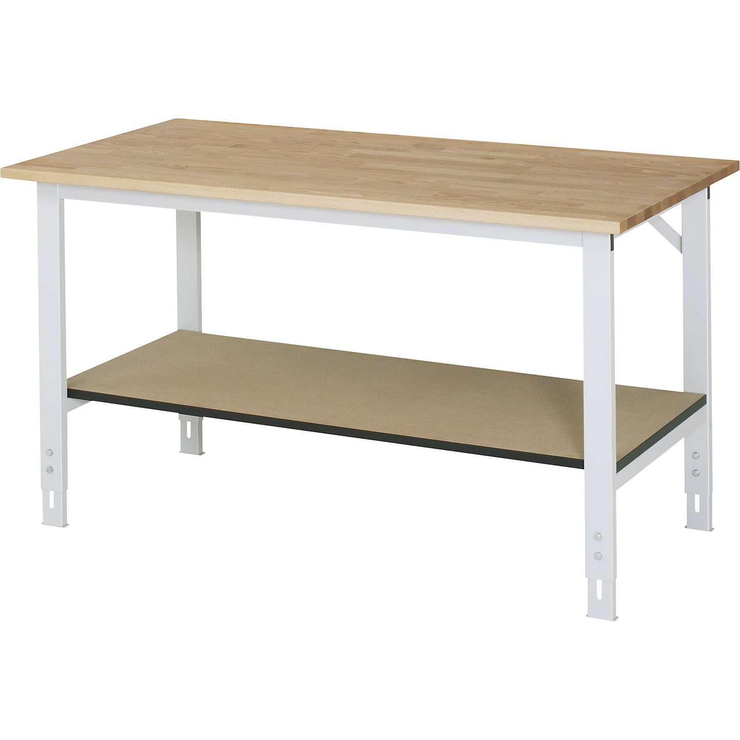 Shelf for work table, depth 795 mm, worktop width 2280 mm.