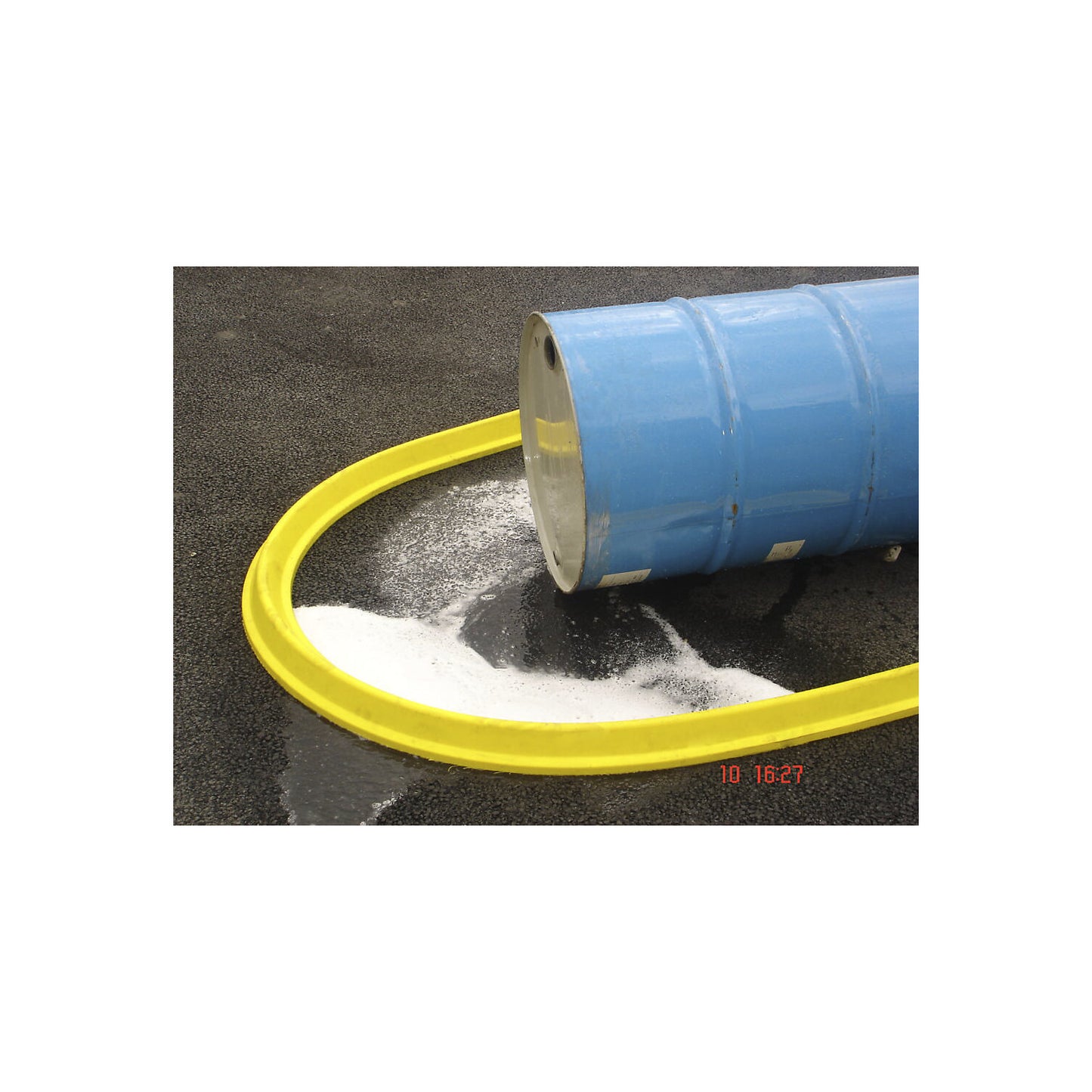 Flexible barrier roll, reusable, with transport/storage box, LxWxH 3000 x 100 x 70 mm.