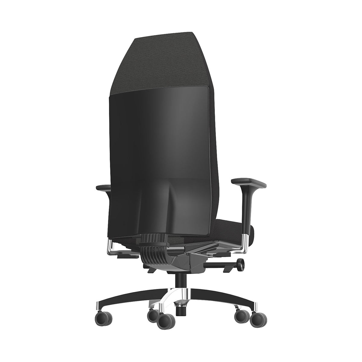AdJust Protect 24h office chair, with arm rests and headrest, black.