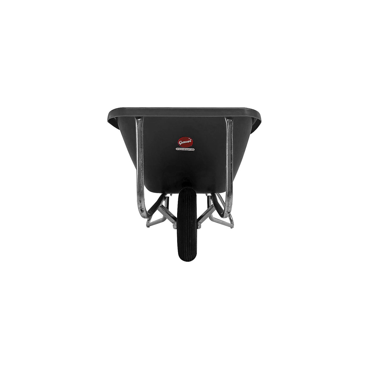 Compact wheelbarrow BIG BEN, 180 l, one-wheeled, black, one-wheeled.