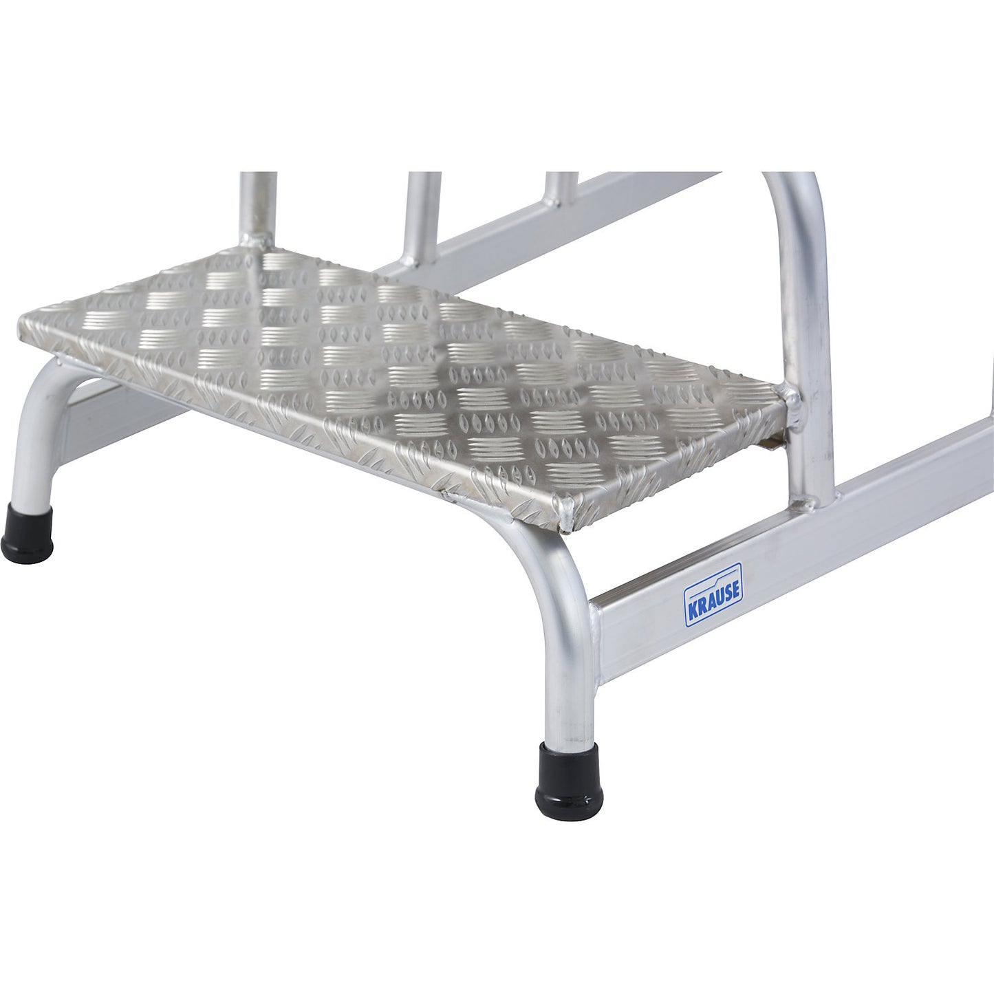 STABILO machine steps, aluminium tread plate steps, one-sided, 5 steps.
