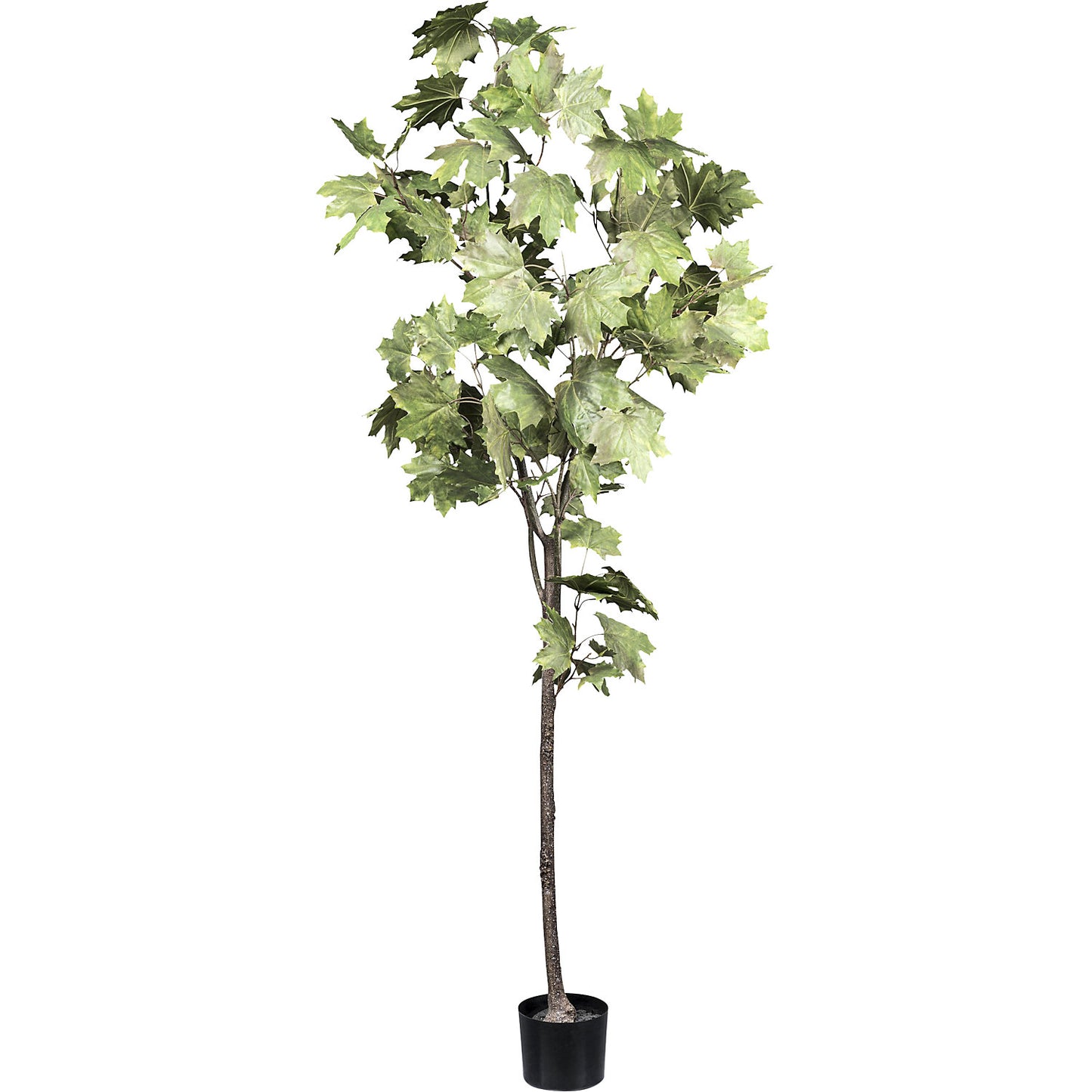 Maple tree, artificial plant, plastic pot, height 1750 mm.