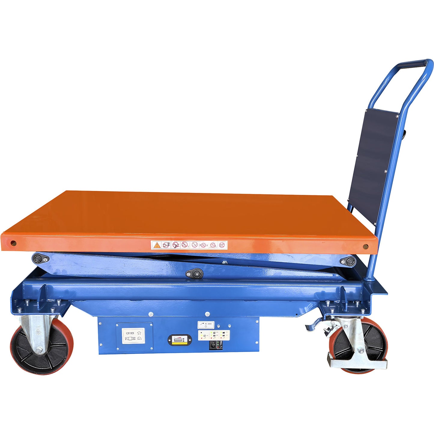 Platform lift truck, electric, LxW 1400 x 820 mm, max. load 1000 kg.