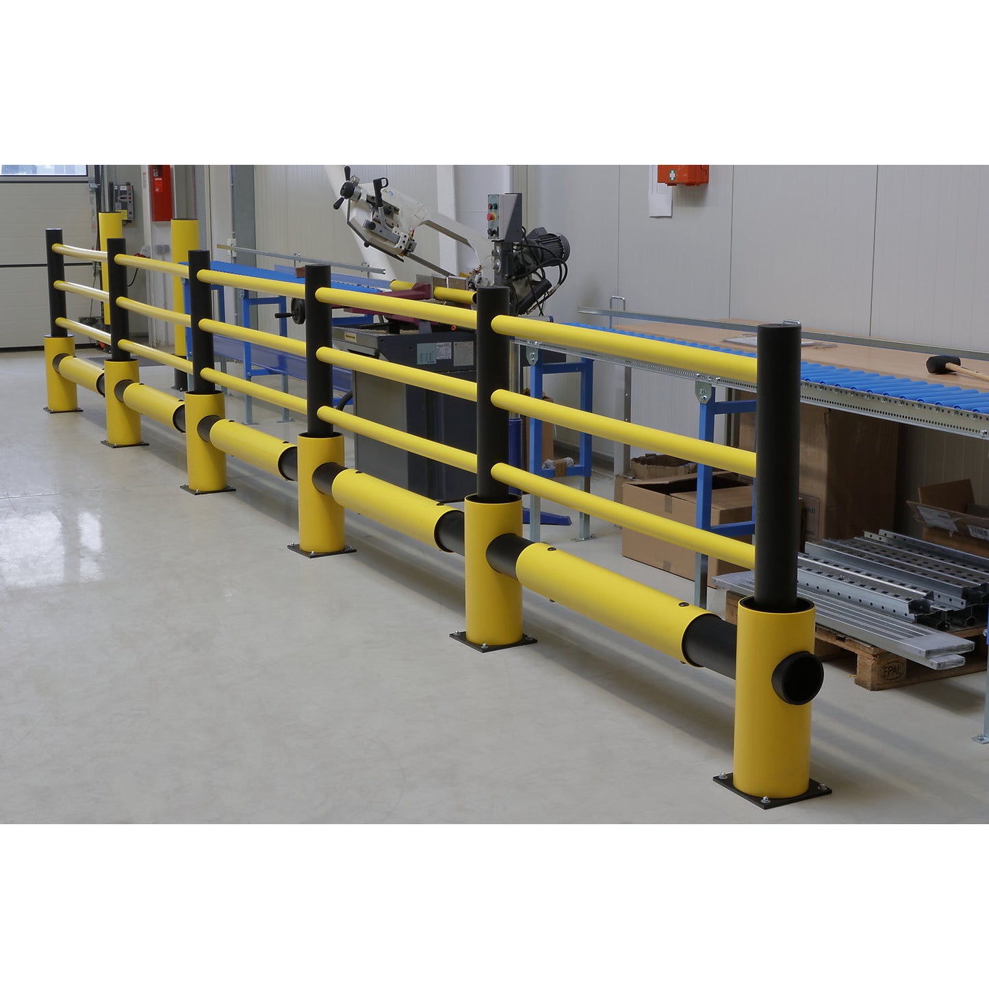 Safety railing Echo, starter set, 2 end posts, rail set.