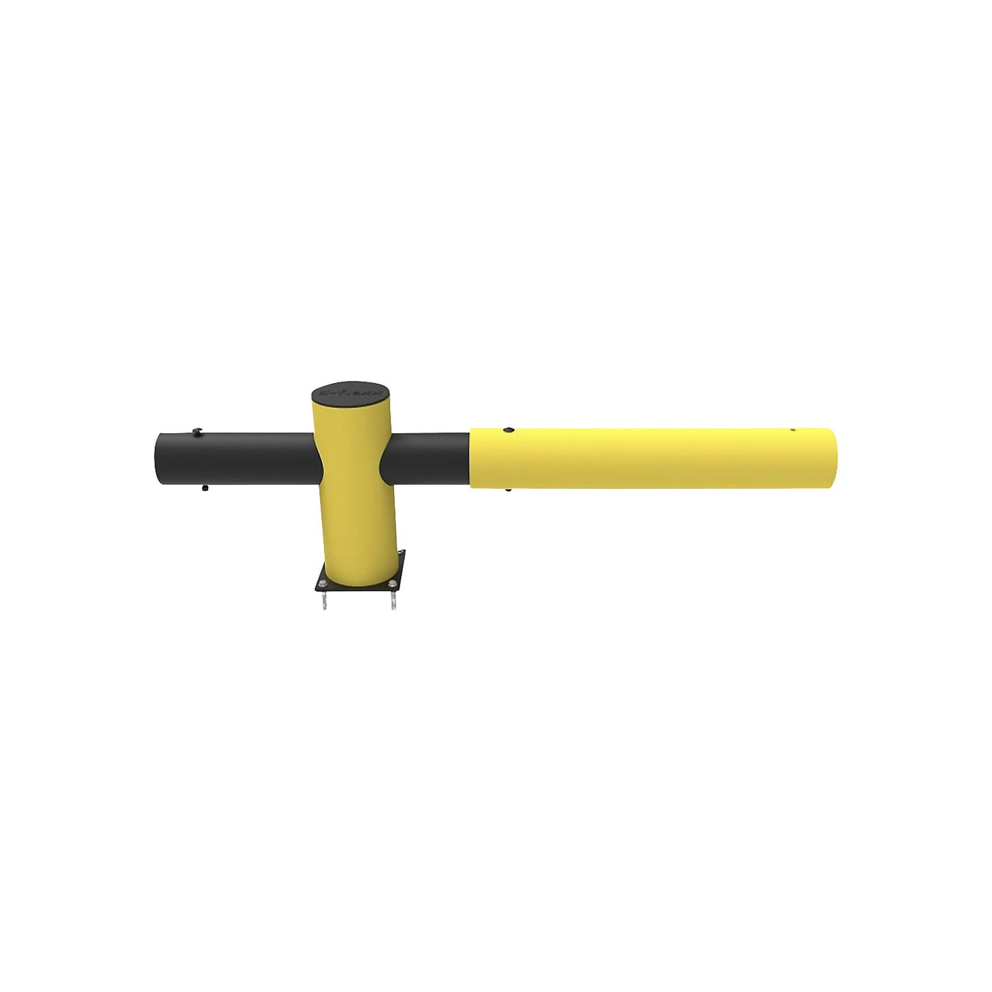 Safety railing CHARLIE, extension set, centre post, rail.
