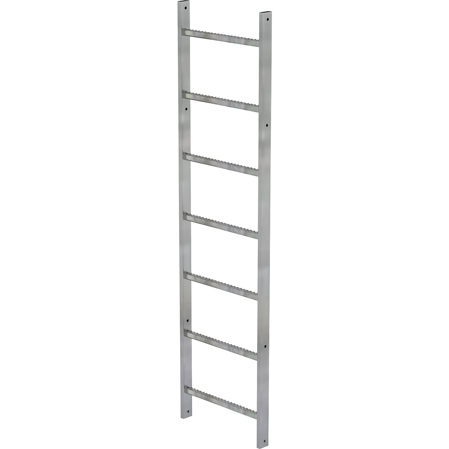 Ladder section, steel, zinc plated, 7 rungs.