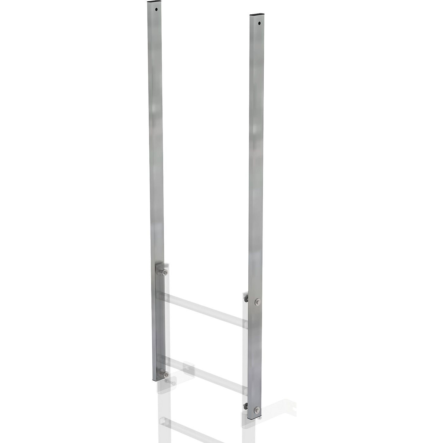Exit bracket, straight, steel, zinc plated.