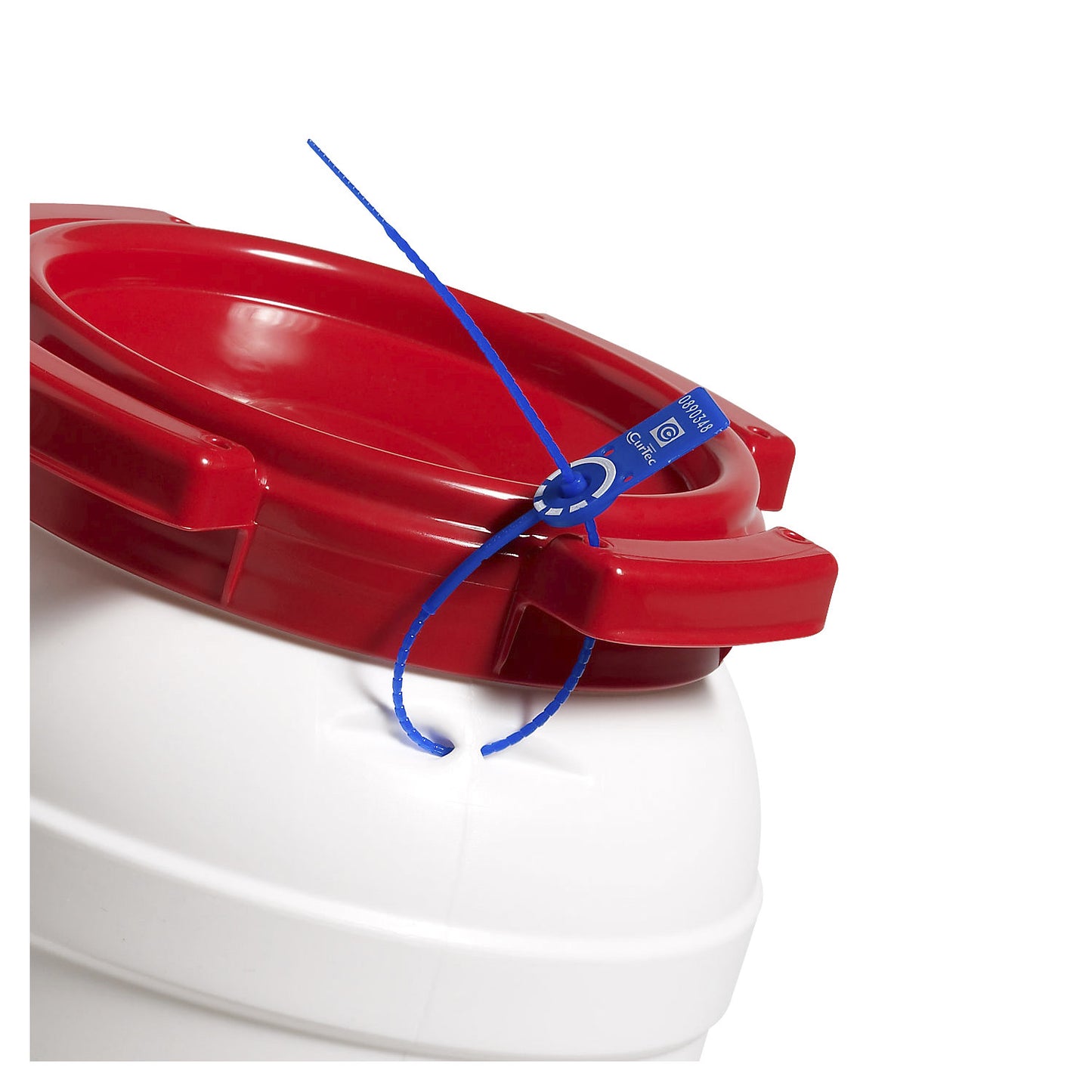 Drum seal for wide-neck drums with screw cap, nylon, pack of 10, length 280 mm.